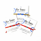 Pulsera Amuleto Ojo Turco – Protección – Topacio Macramé