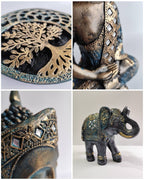 Cuadro Árbol de la Vida Yeso Pintado a Mano - Artesanías Mariel