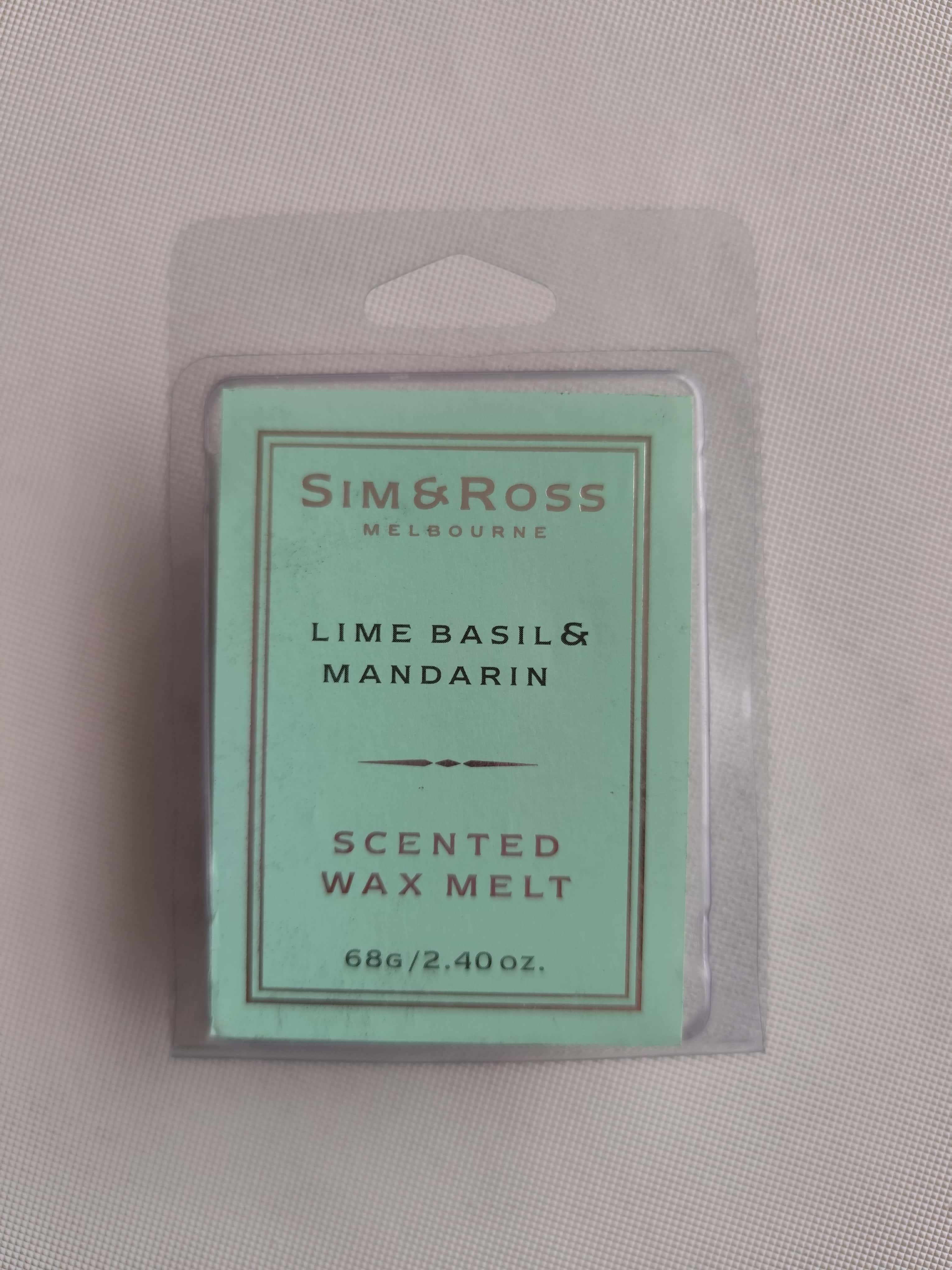 Cera Aromática Lime Basil & Mandarin - Sim&Ross