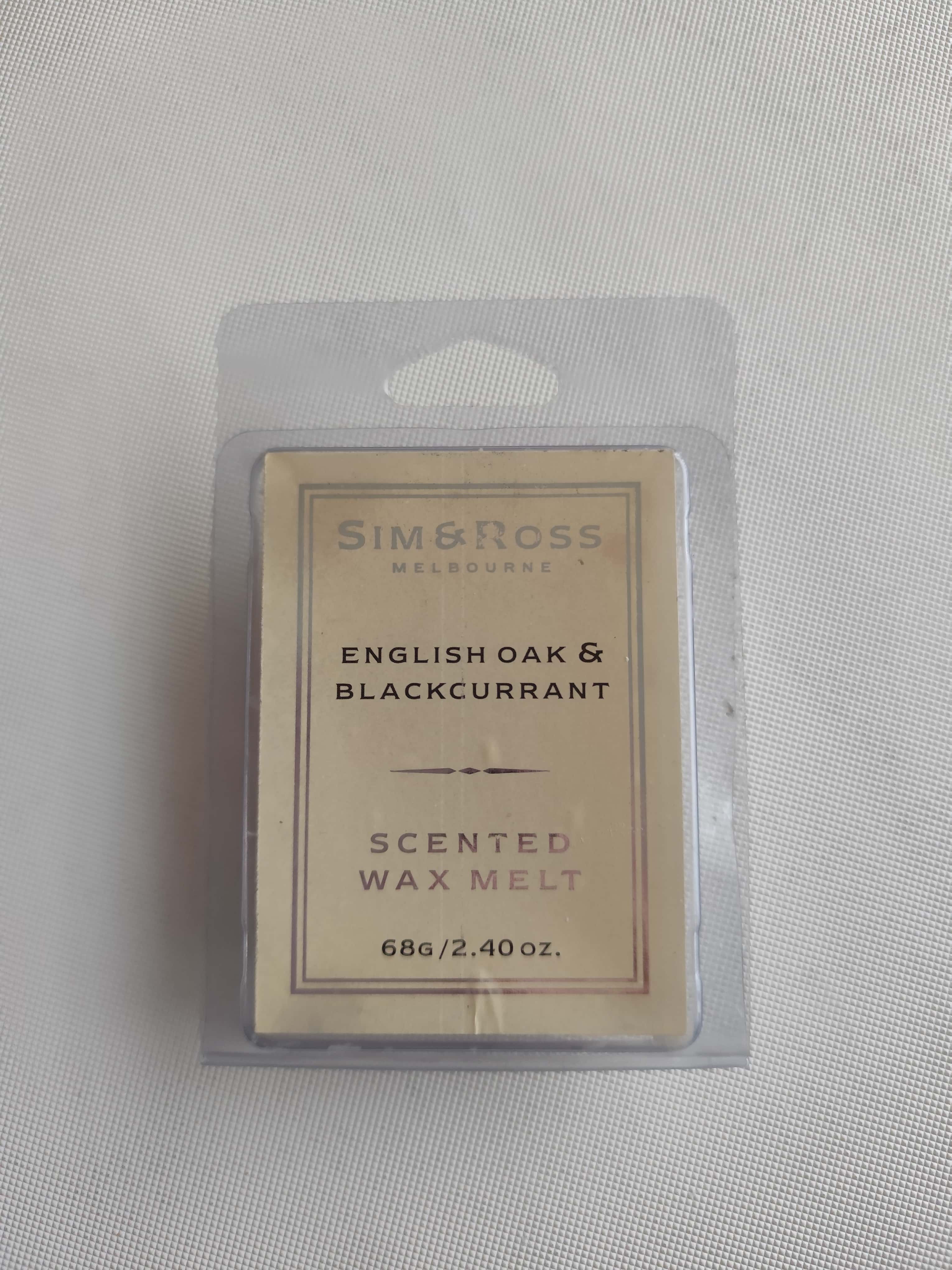 Cera Aromática English Oak & Blackcurrant - Sim&Ross