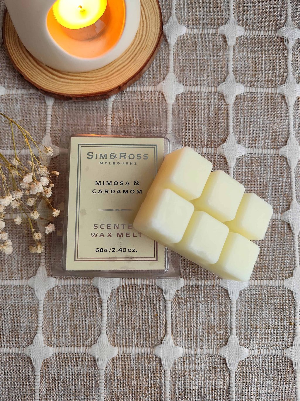 Cera Aromática Mimosa & Cardamom - Sim&Ross