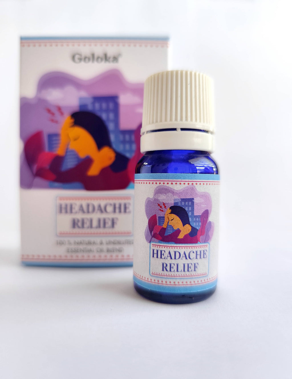 Aceite Esencial Alivio de la Jaqueca 10ml – Goloka