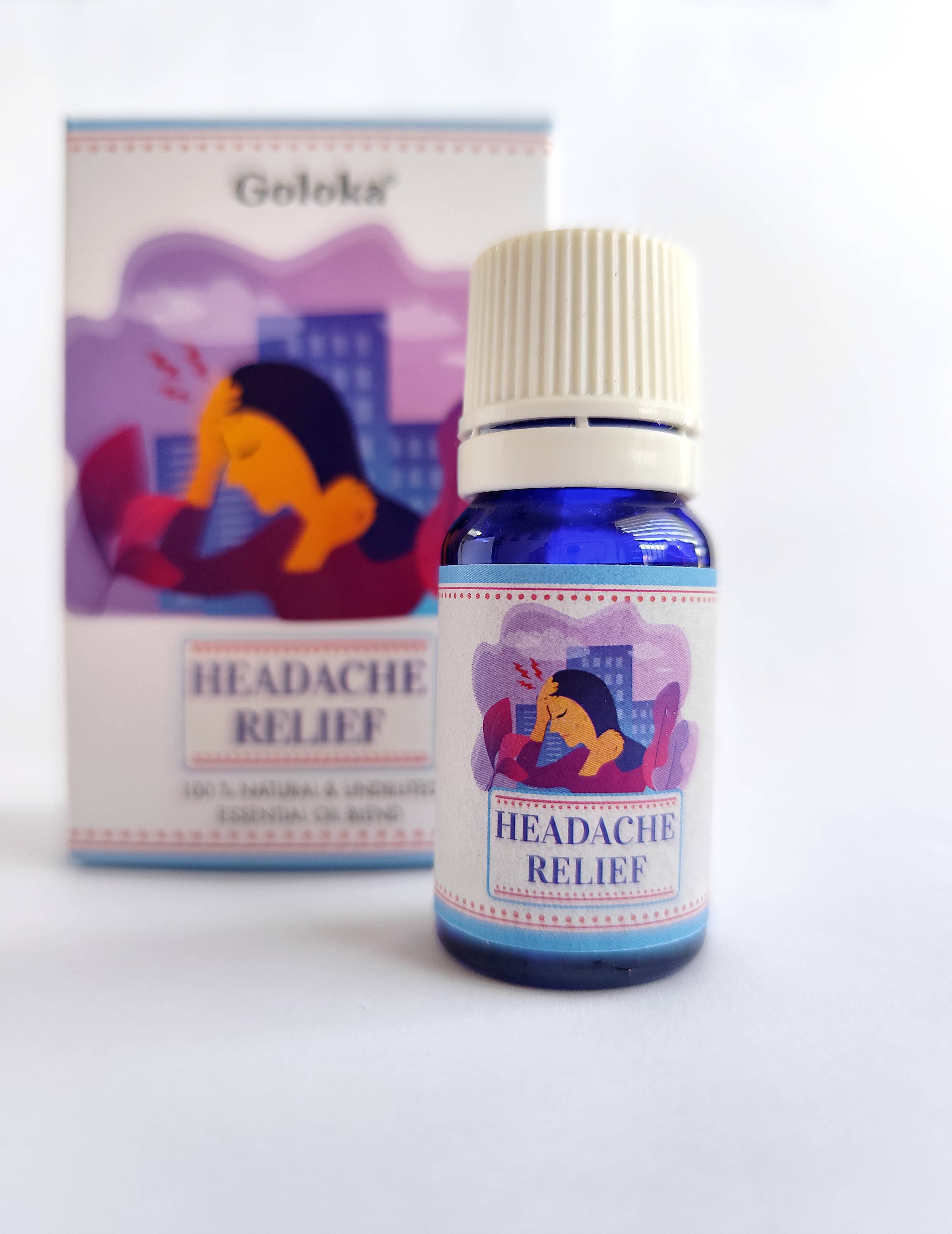 Aceite Esencial Alivio de la Jaqueca 10ml – Goloka
