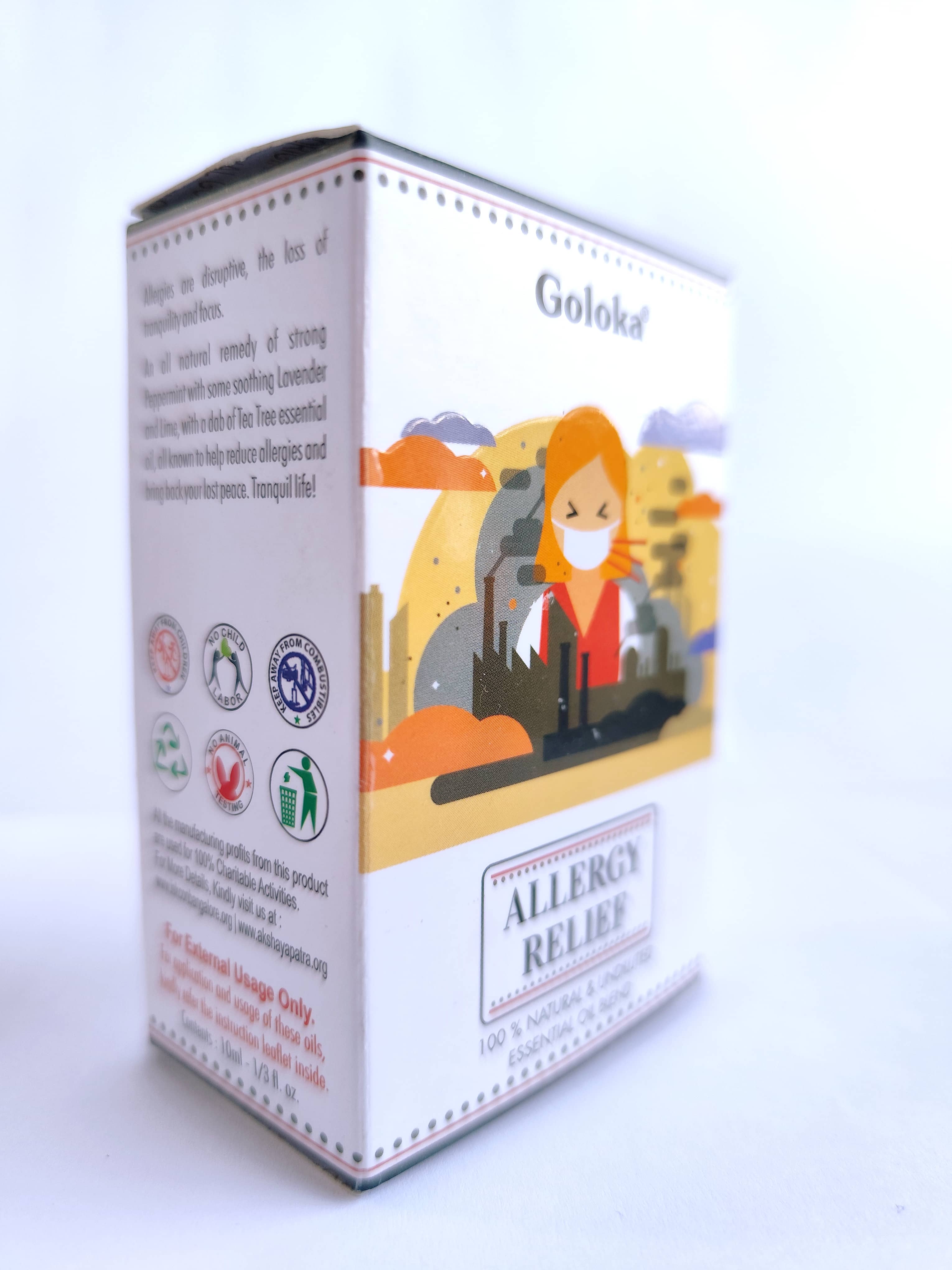 Aceite Esencial Alivio de la Alergia 10ml – Goloka