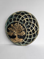 Cuadro Árbol de la Vida Yeso Pintado a Mano - Artesanías Mariel