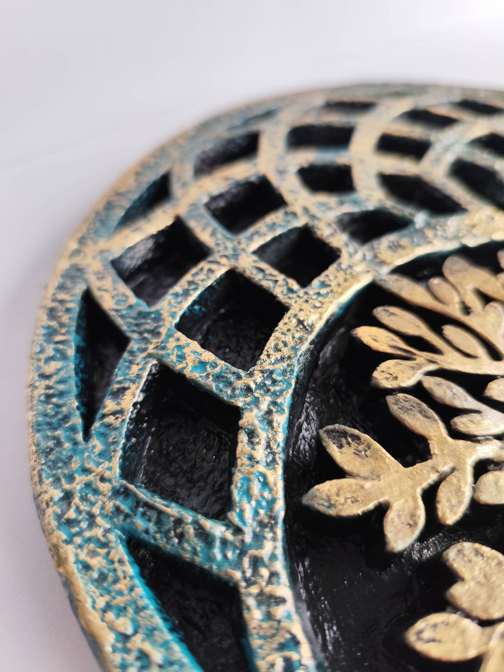 Cuadro Árbol de la Vida Yeso Pintado a Mano - Artesanías Mariel