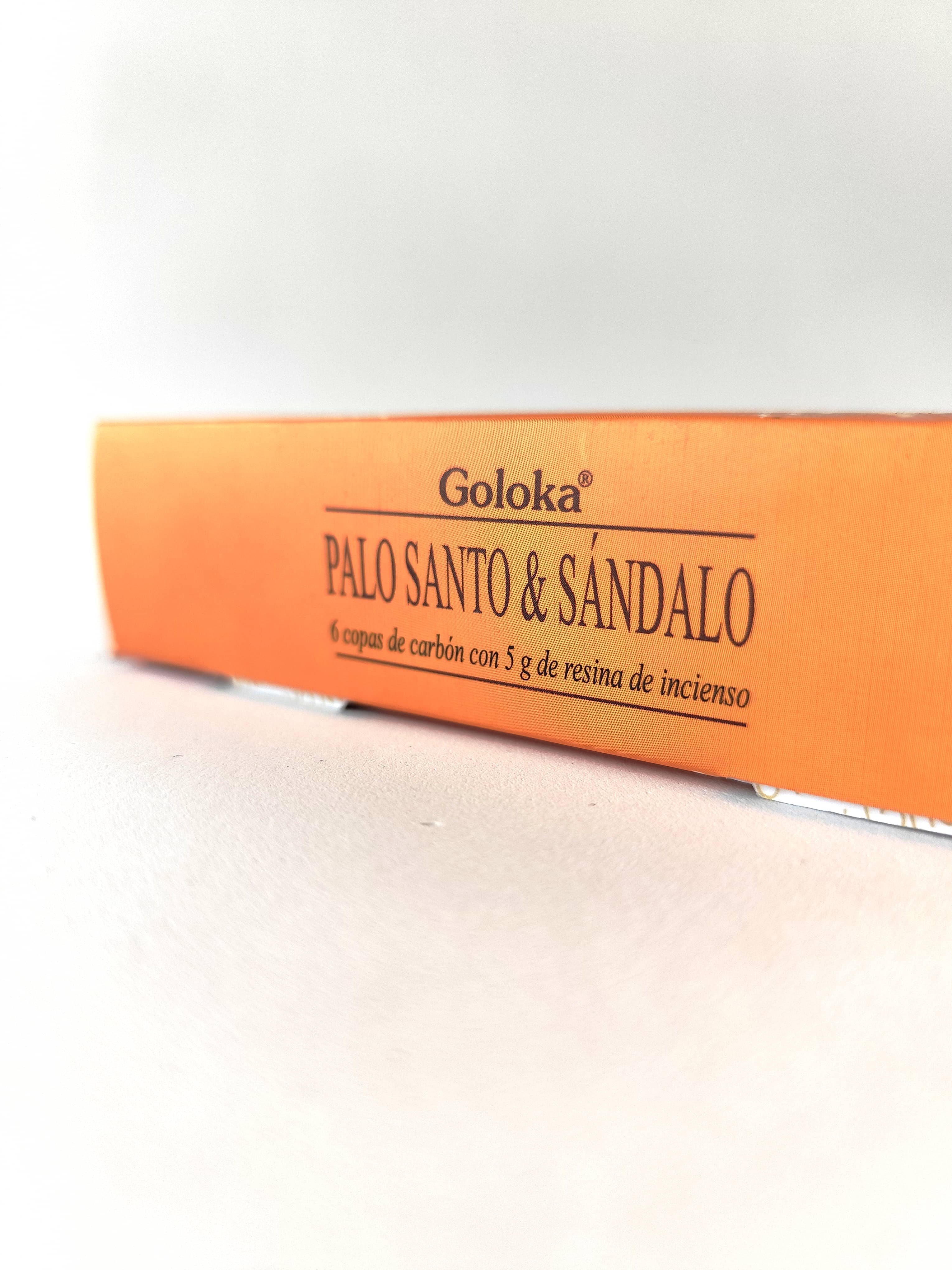 Copas de Carbón Palo Santo y Sándalo – Goloka