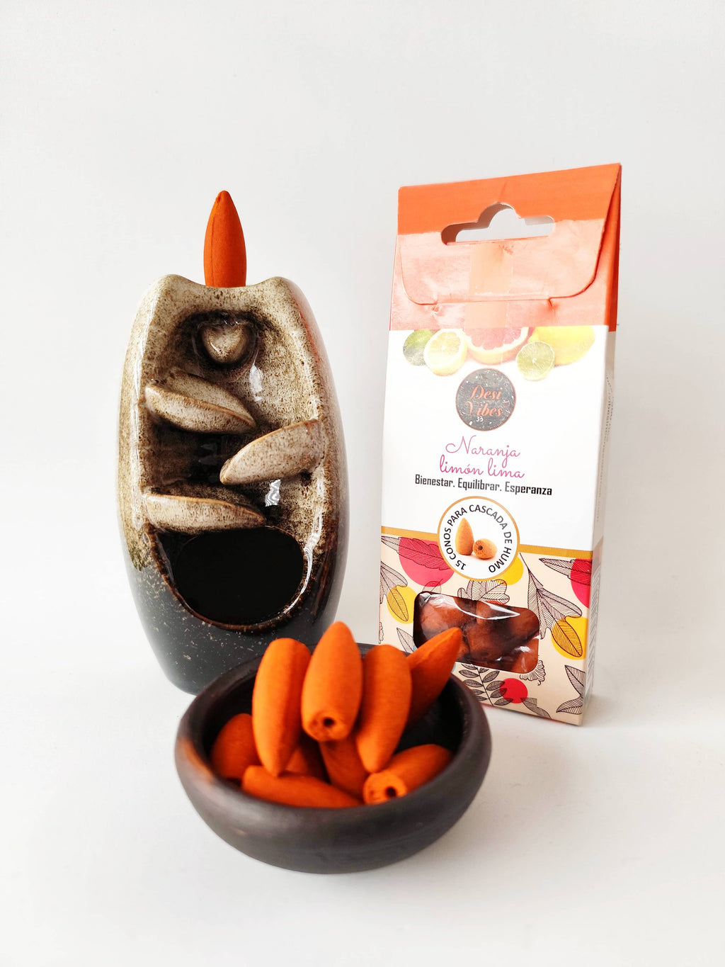 Conos de Reflujo Naranja · Limón – Desi Vibes