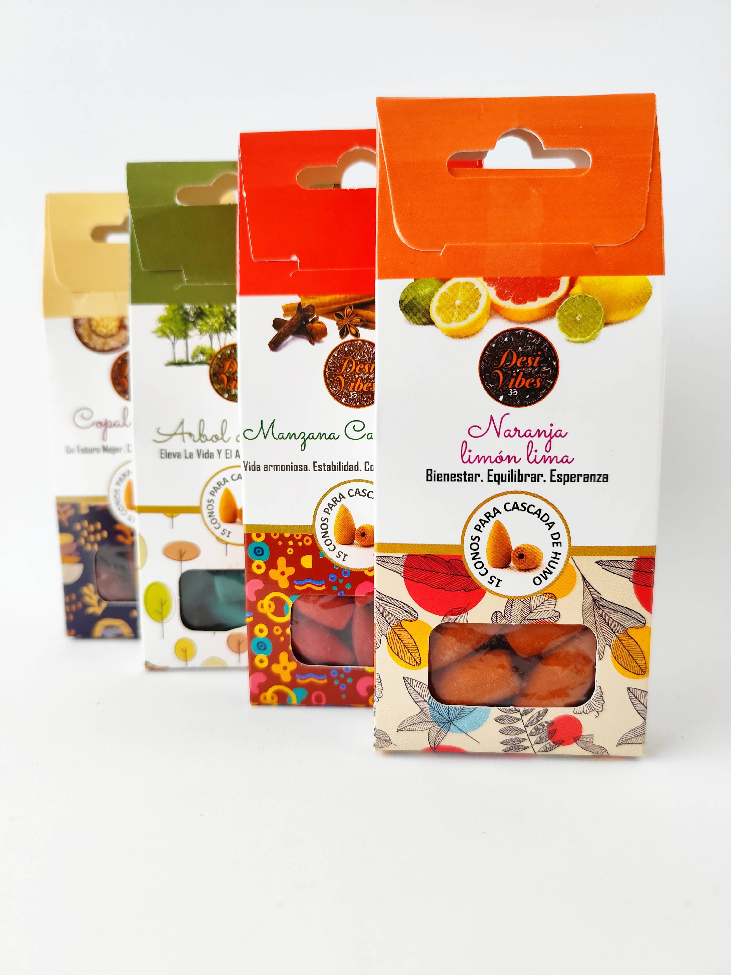 Conos de Reflujo Copal · Canela – Desi Vibes