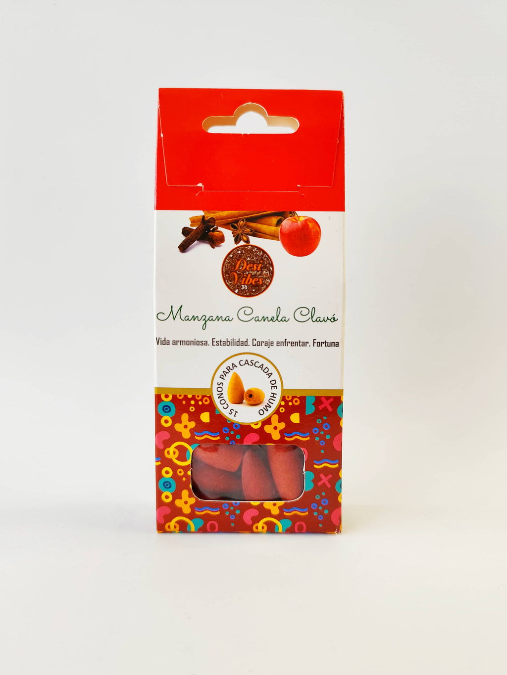 Conos de Reflujo Manzana · Canela · Clavos de olor – Desi Vibes
