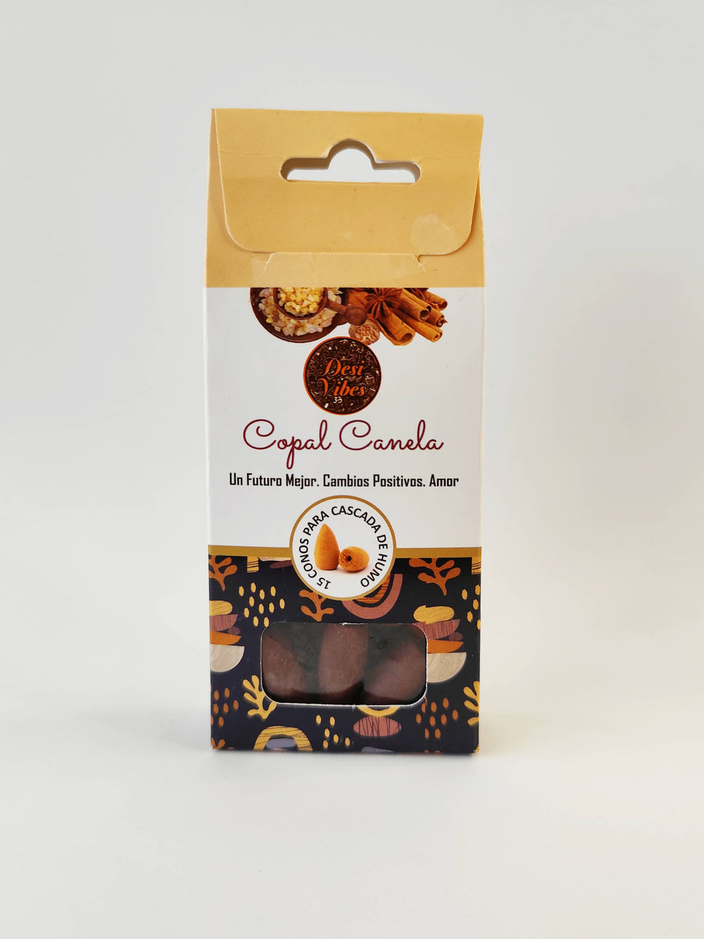 Conos de Reflujo Copal · Canela – Desi Vibes