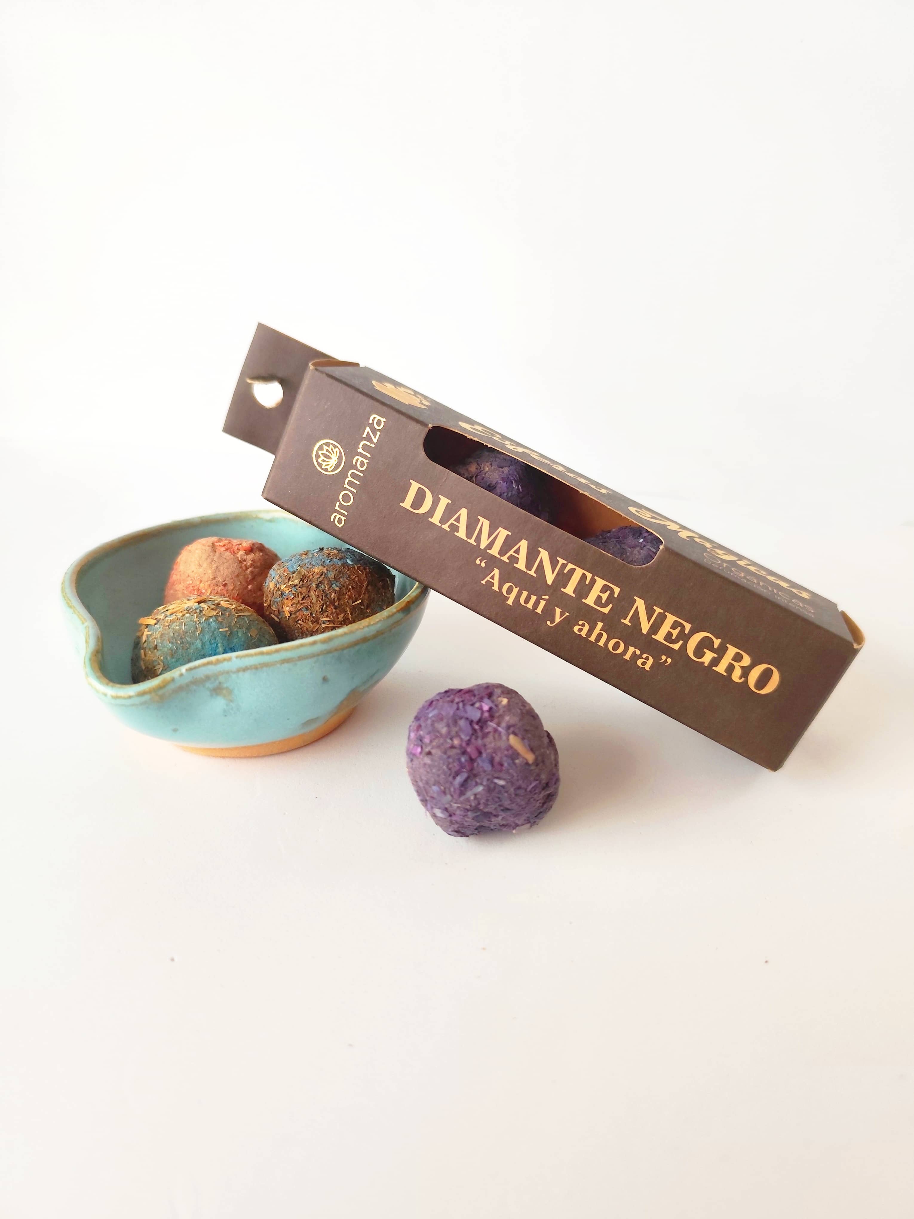 Sahumerio Esferas Mágicas "Diamante Negro" – Aromanza