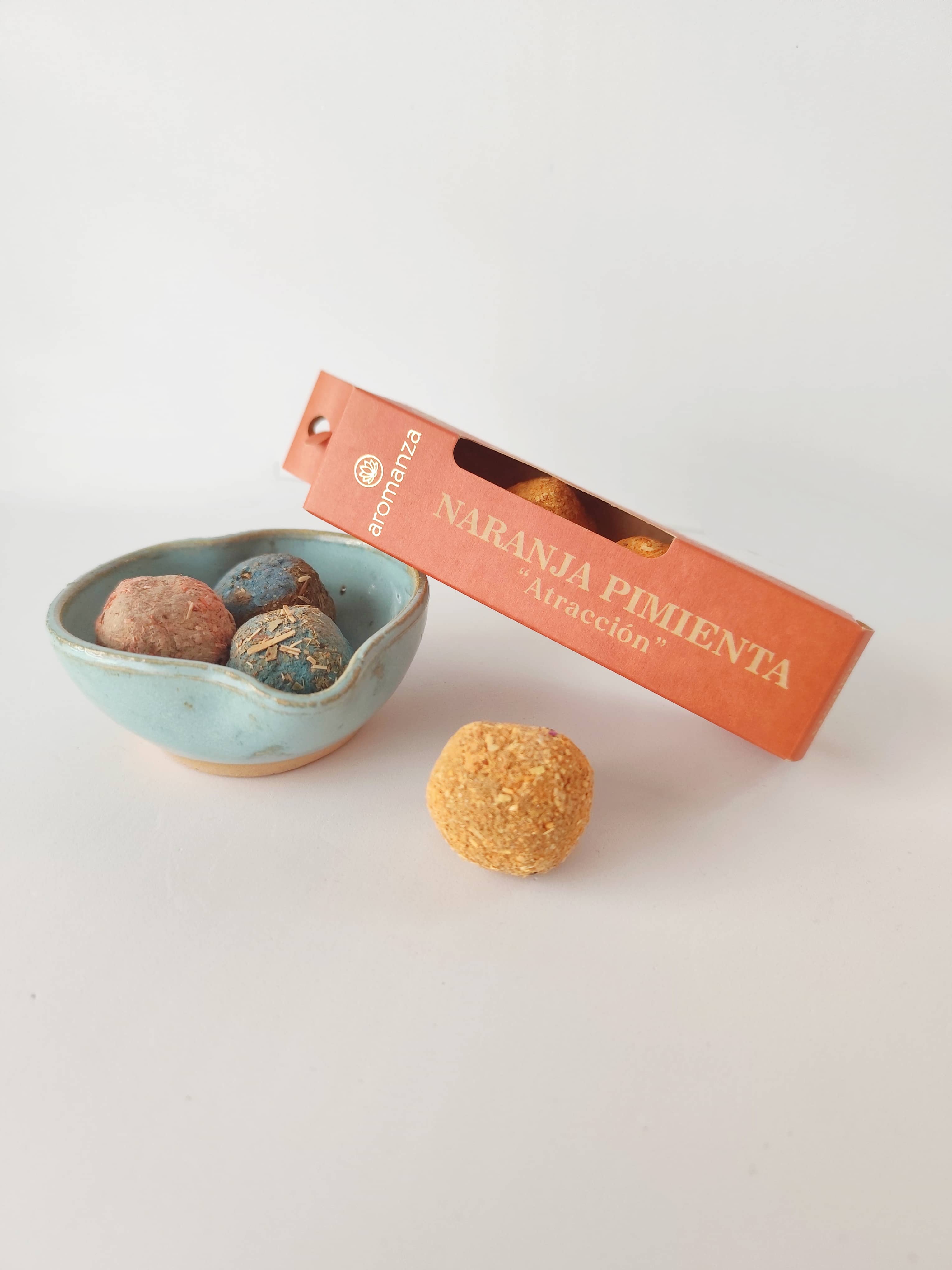 Sahumerio Esferas Mágicas "Naranja Pimienta" – Aromanza