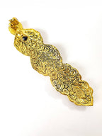 Portaincienso de Metal OM Hoja Dorada