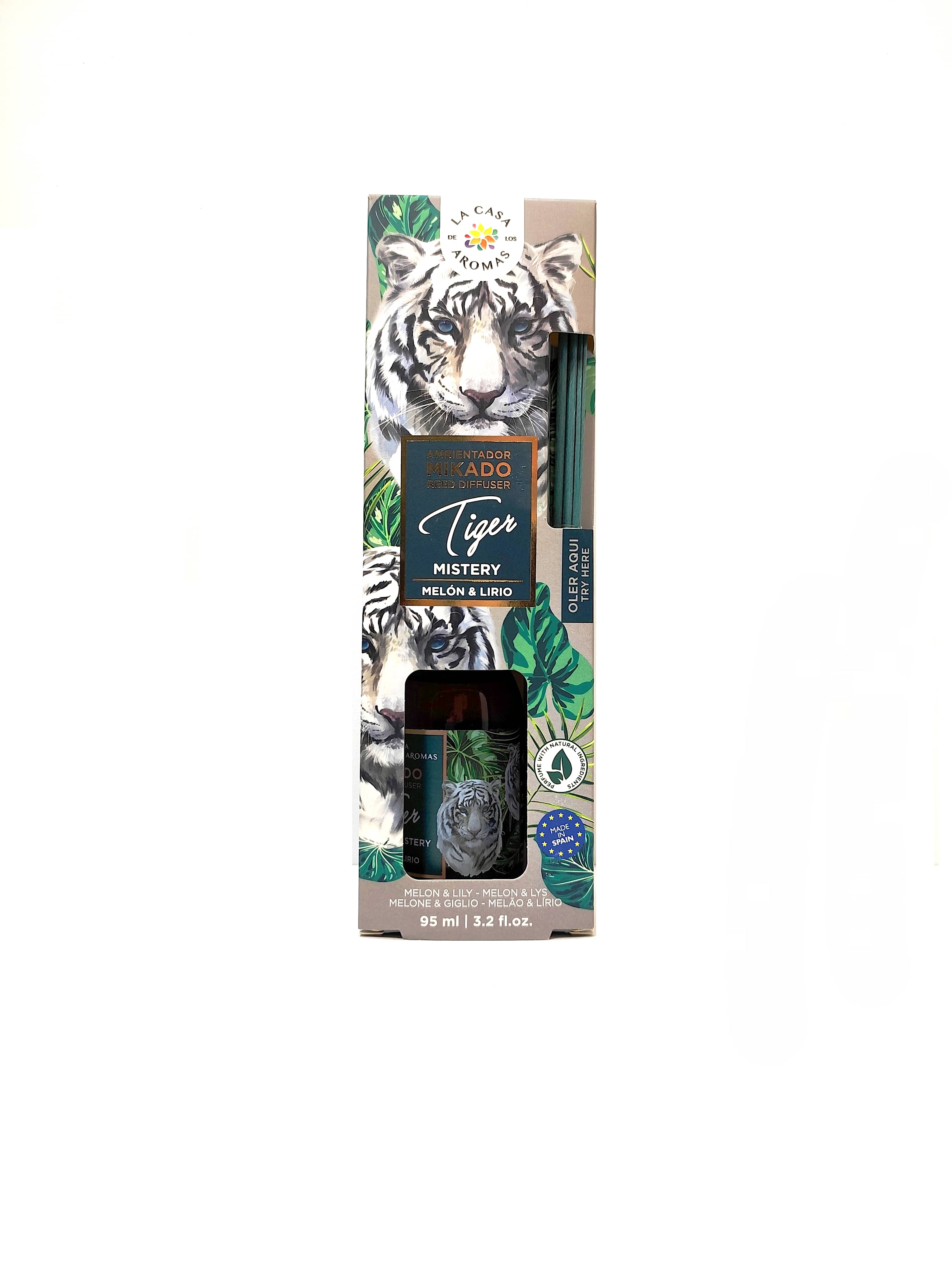 Difusor de Varilla Tiger Mistery 95ml - La Casa de los Aromas