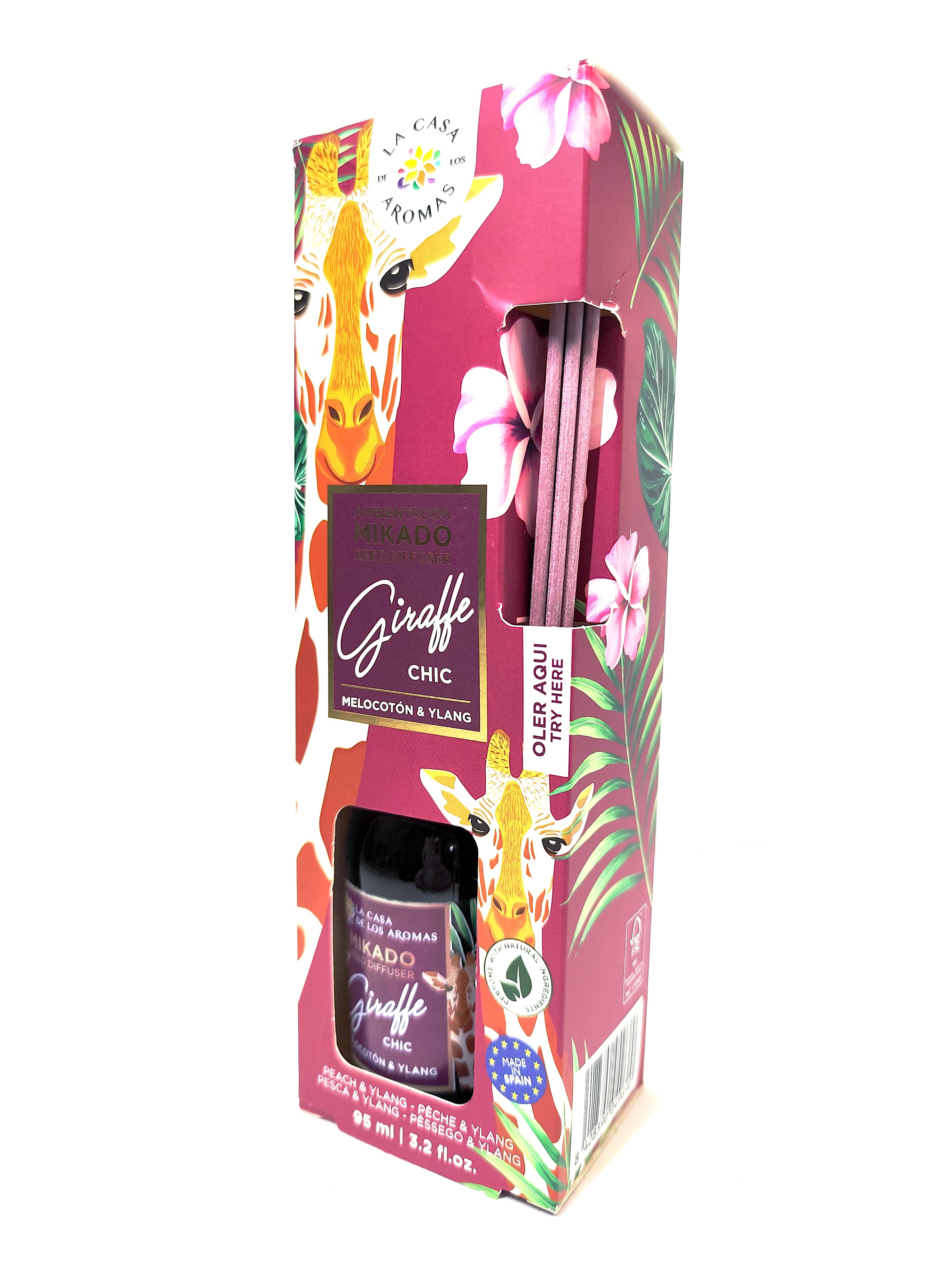 Difusor de Varilla Giraffe Chic 95ml - La Casa de los Aromas