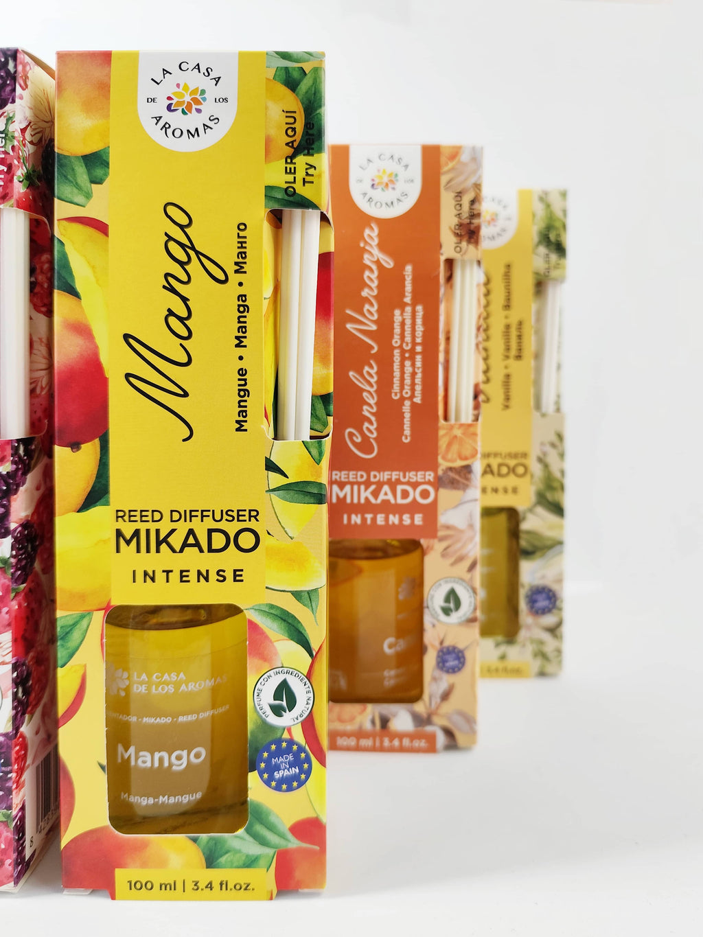 Difusor de Varilla Intense Canela Naranja 100ml - La Casa de los Aromas