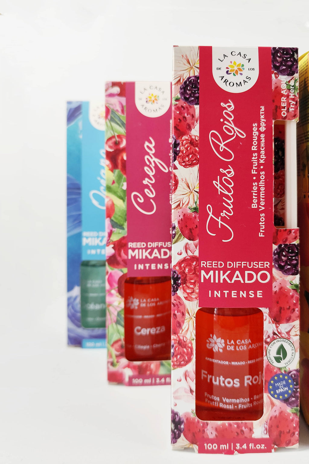 Difusor de Varilla Intense Frutos Rojos 100ml - La Casa de los Aromas