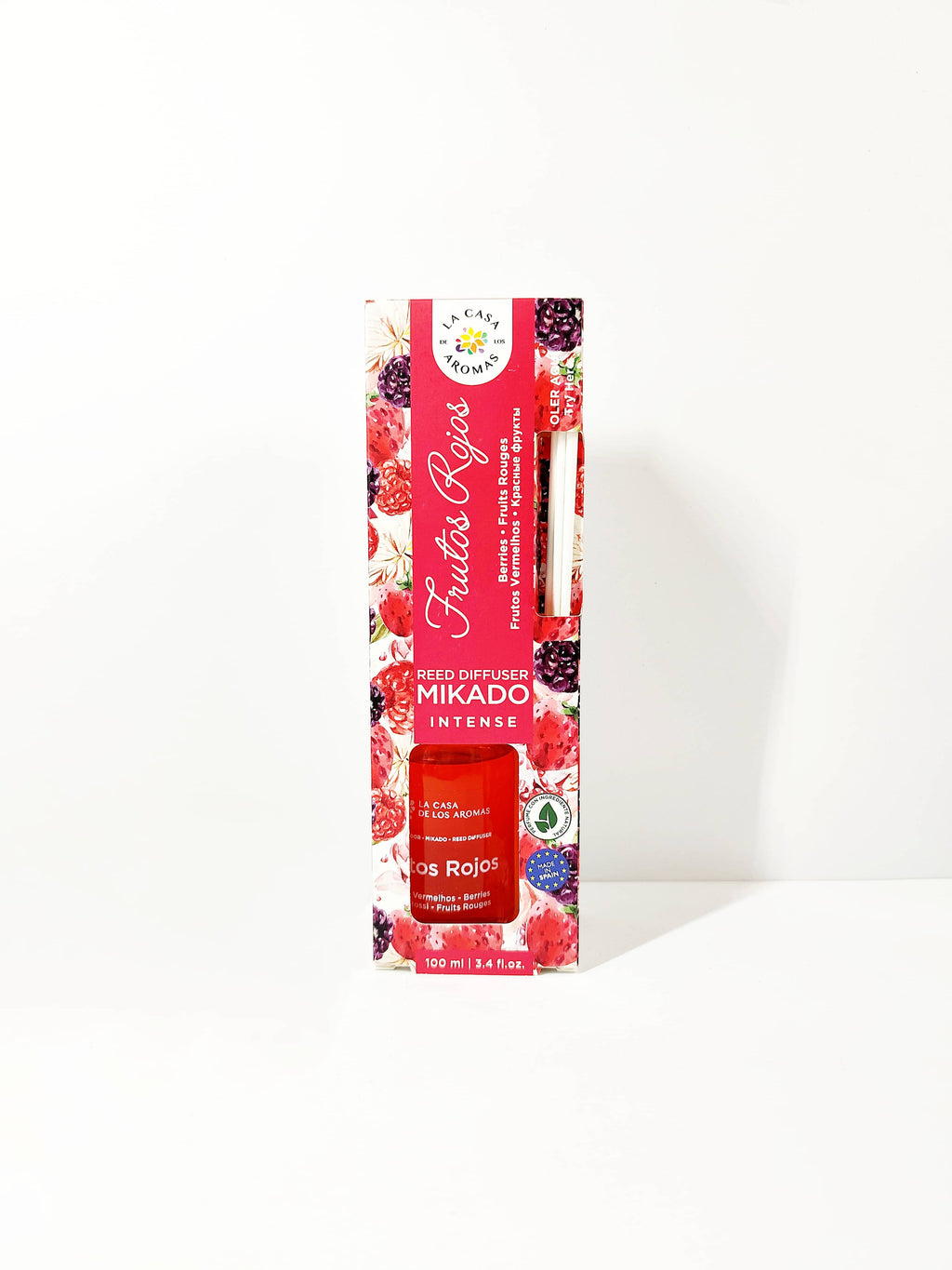 Difusor de Varilla Intense Frutos Rojos 100ml - La Casa de los Aromas