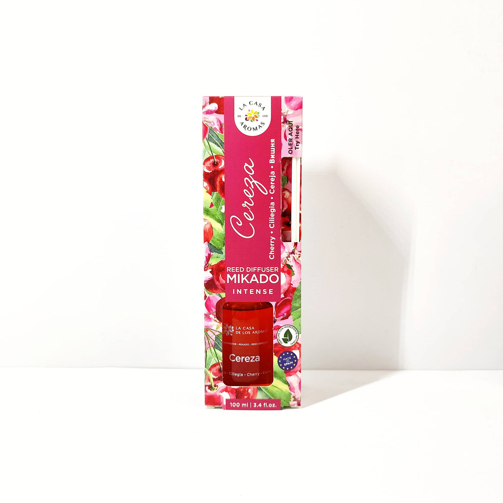 Difusor de Varilla Intense Cereza 100ml - La Casa de los Aromas