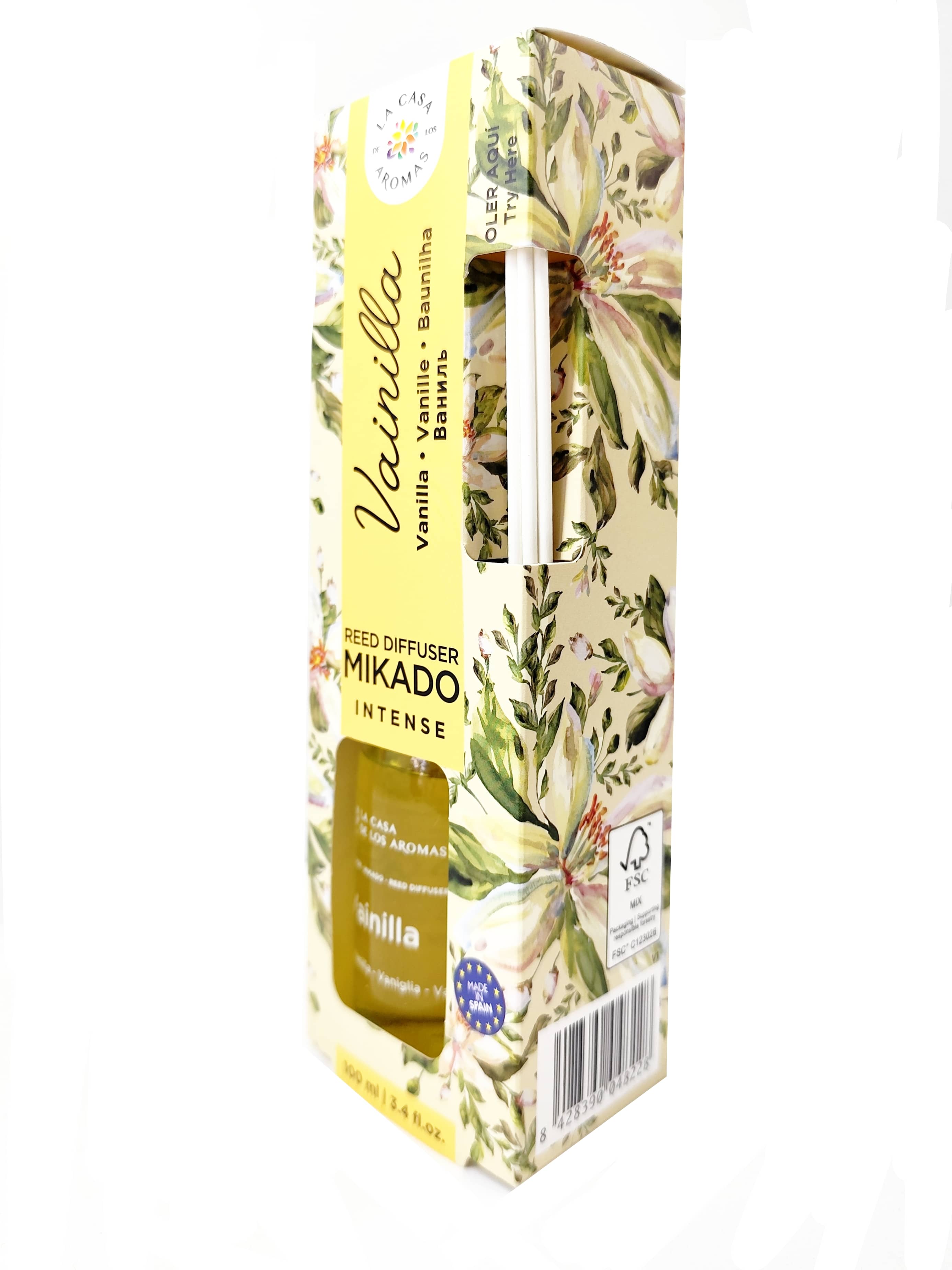 Difusor de Varilla Intense Vainilla 100ml - La Casa de los Aromas