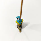 Portaincienso Ave Cerámica Artesanal Perú