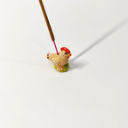 Portaincienso Gallina Cerámica Artesanal Perú