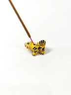 Portaincienso Tigre Cerámica Artesanal Perú