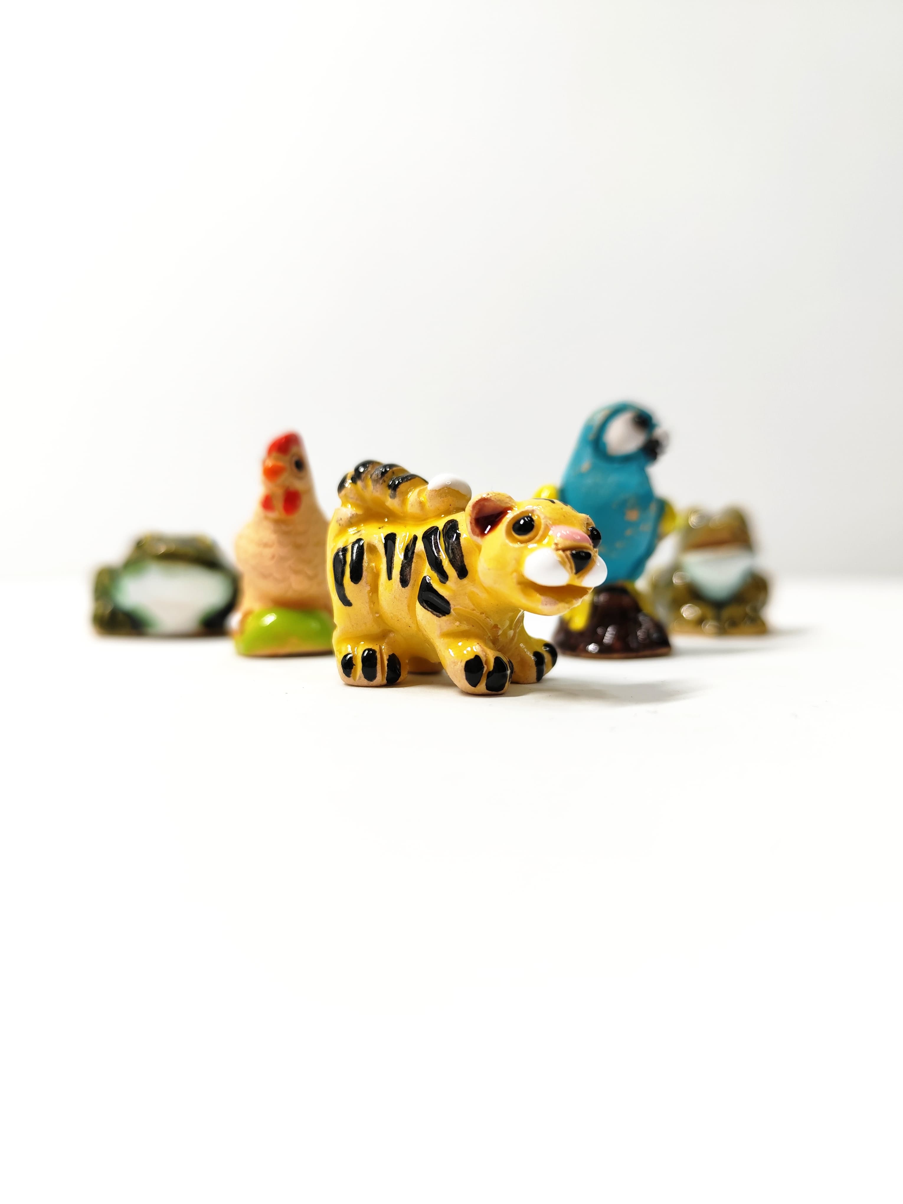 Portaincienso Tigre Cerámica Artesanal Perú