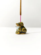 Portaincienso Rana Cerámica Artesanal Perú