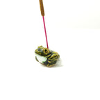 Portaincienso Sapo Cerámica Artesanal Perú