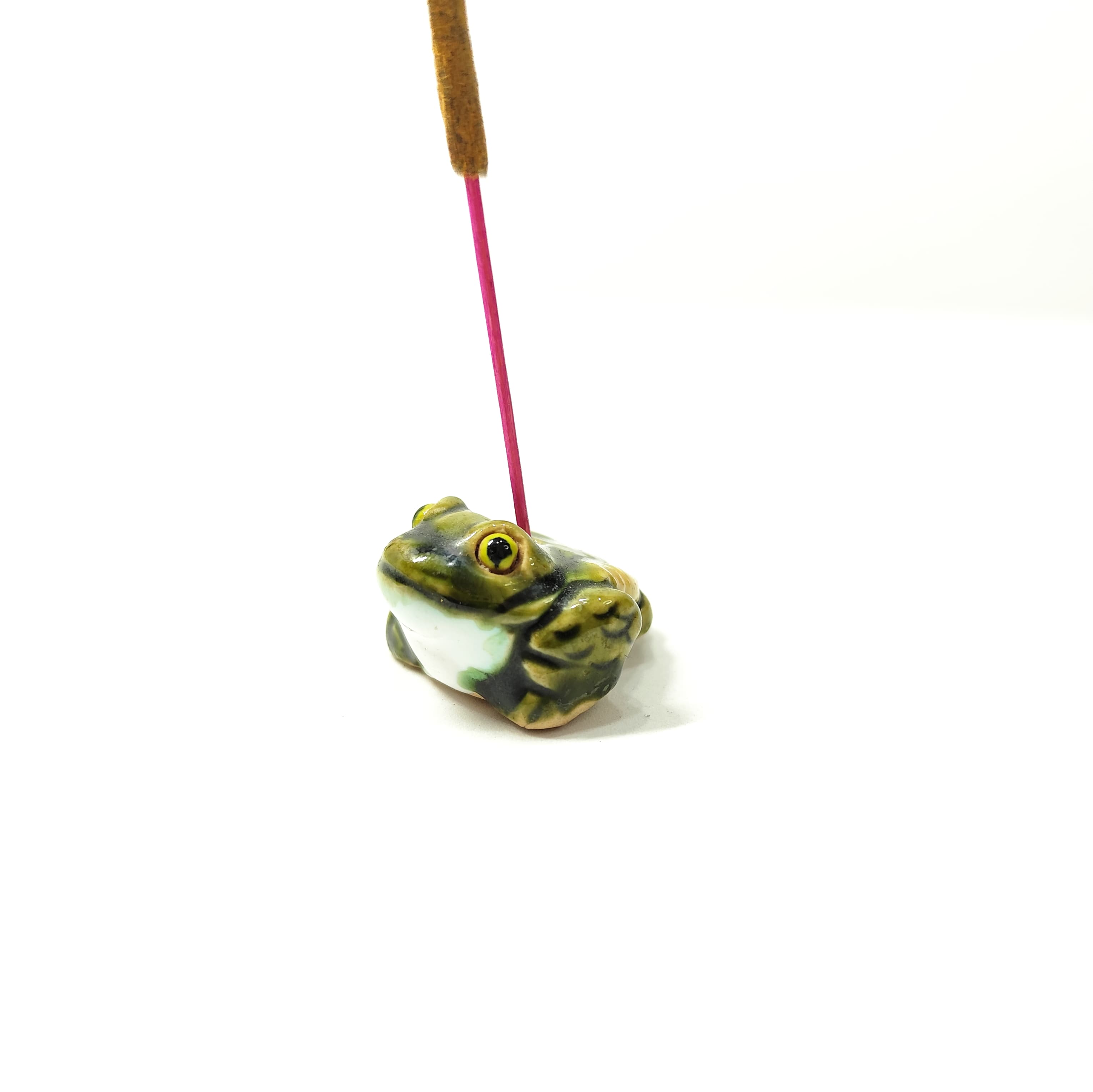 Portaincienso Sapo Cerámica Artesanal Perú