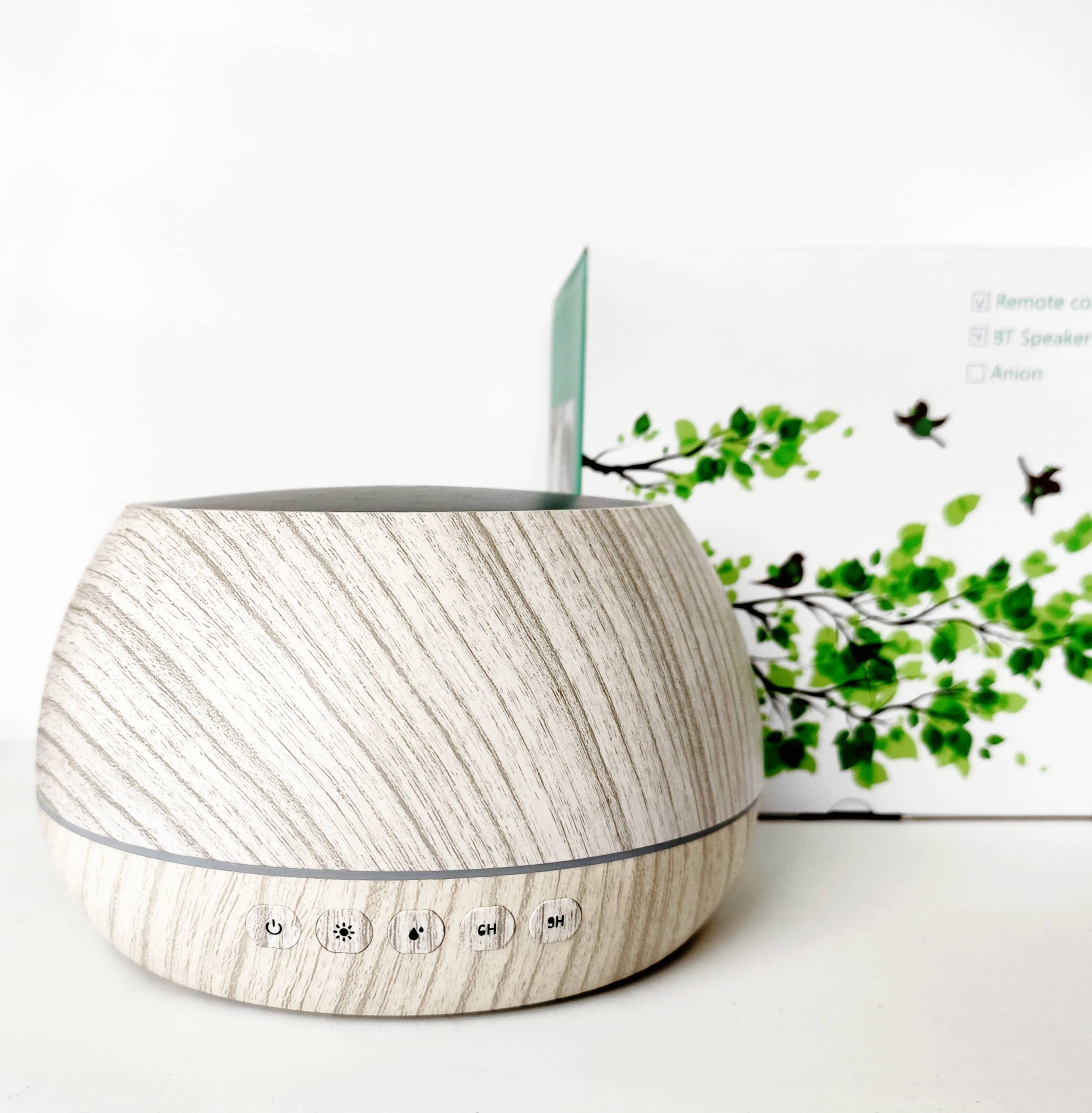 Difusor Eléctrico Aromático 1000ml - Con Parlante Bluetooth y Control Remoto