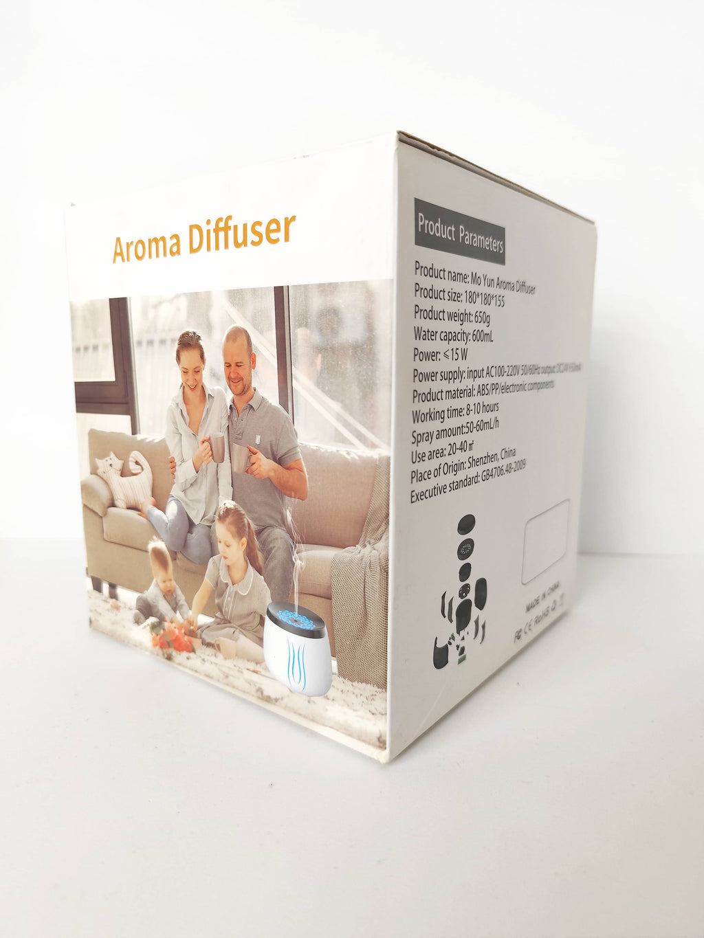 Difusor Eléctrico Aromático 600ml - Control Remoto