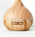 Difusor Eléctrico Aromático 400ml - Diseño Gota Alargada con Control Remoto