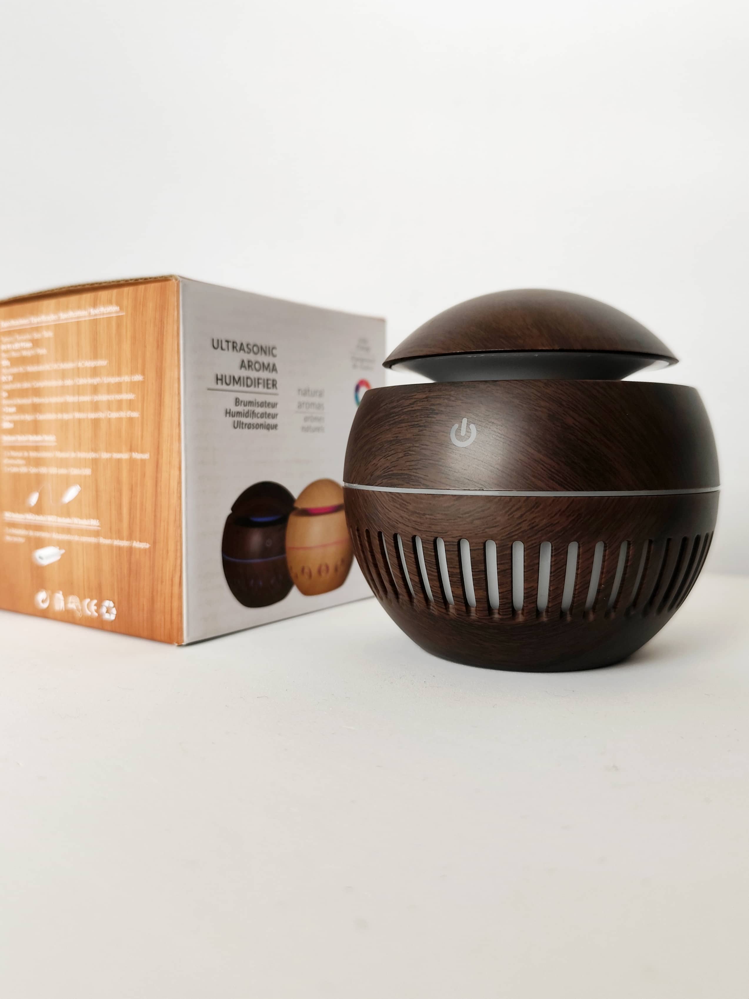 Difusor Eléctrico Aromático 200ml - Diseño Madera