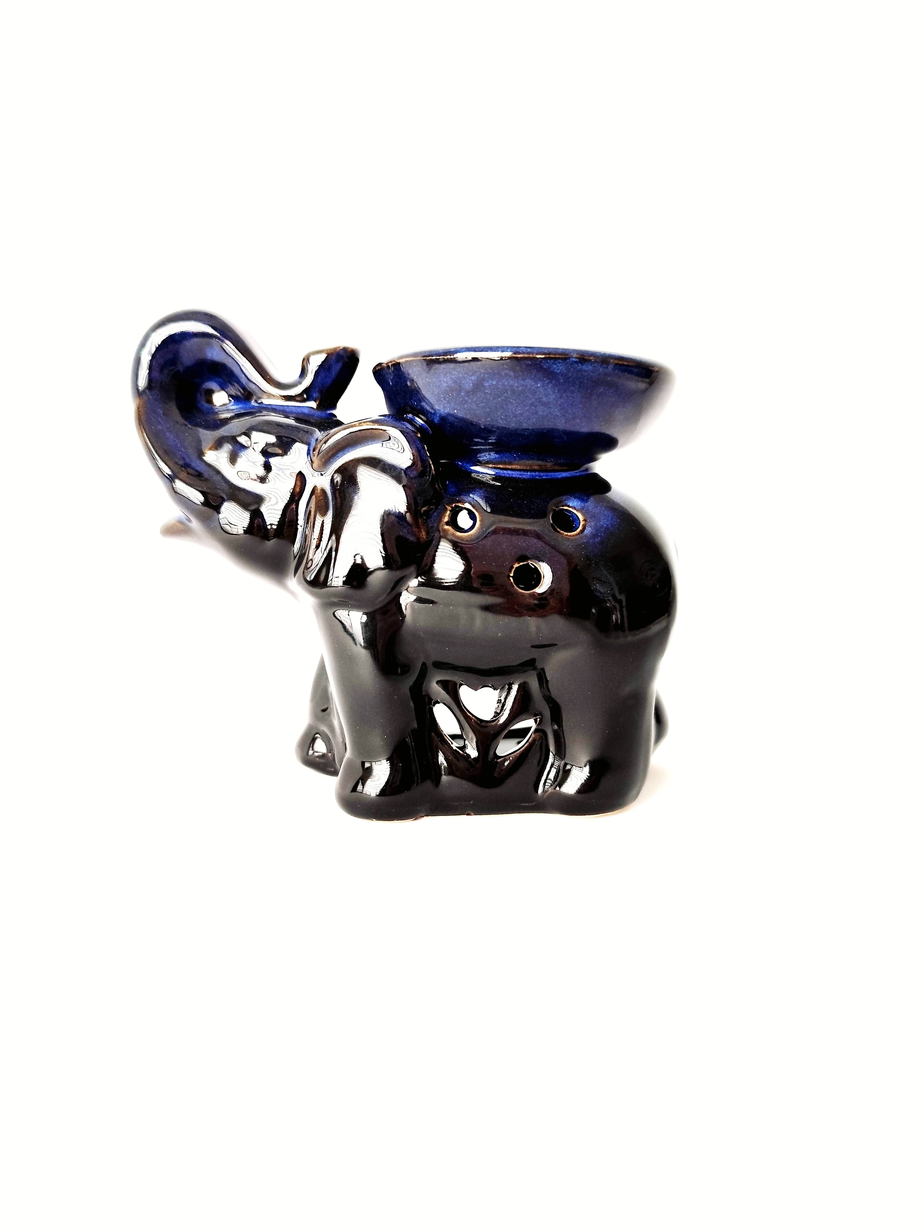 Difusor de Cerámica Elefante – Aromaterapia a vela