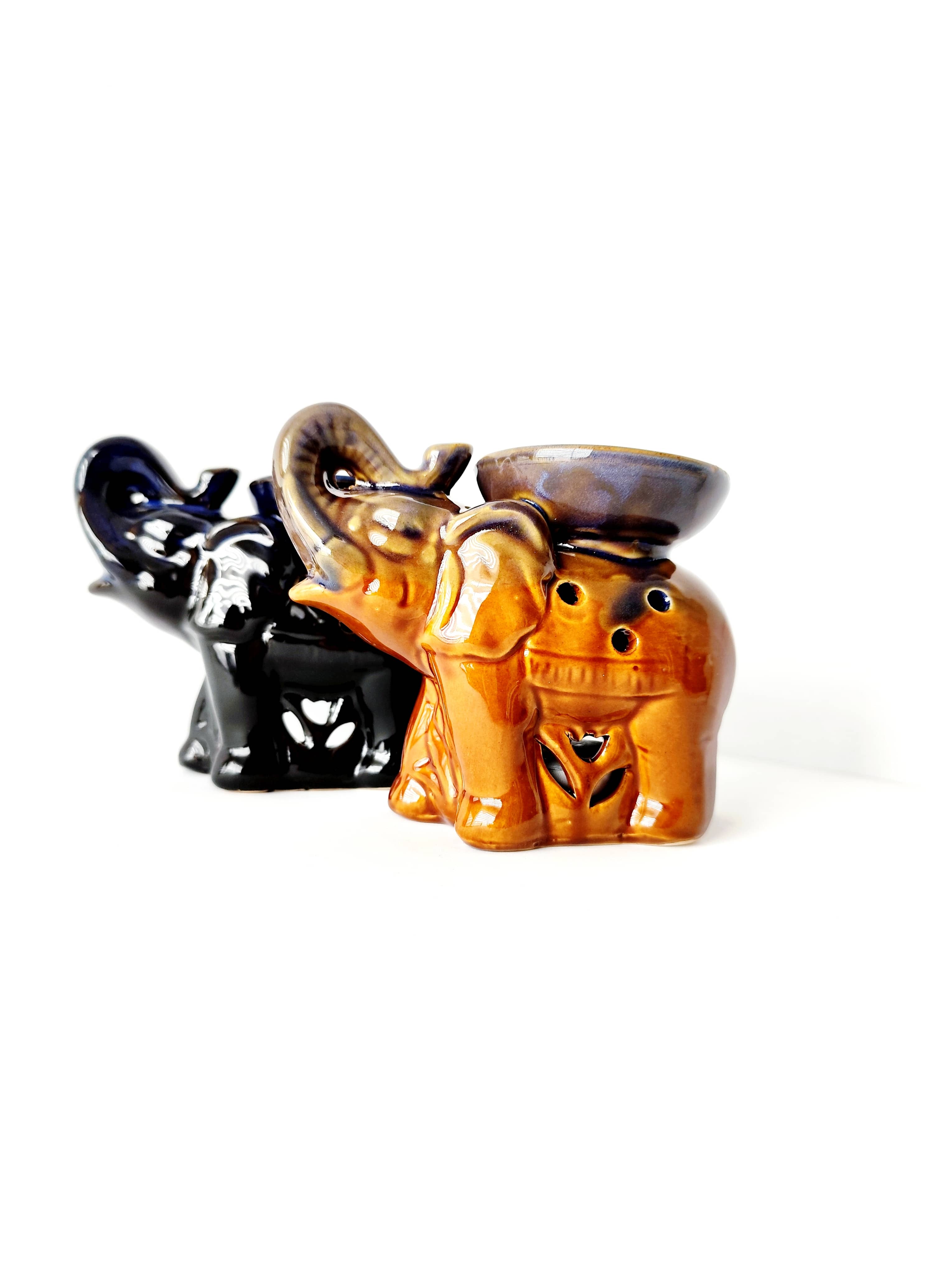 Difusor de Cerámica Elefante – Aromaterapia a vela
