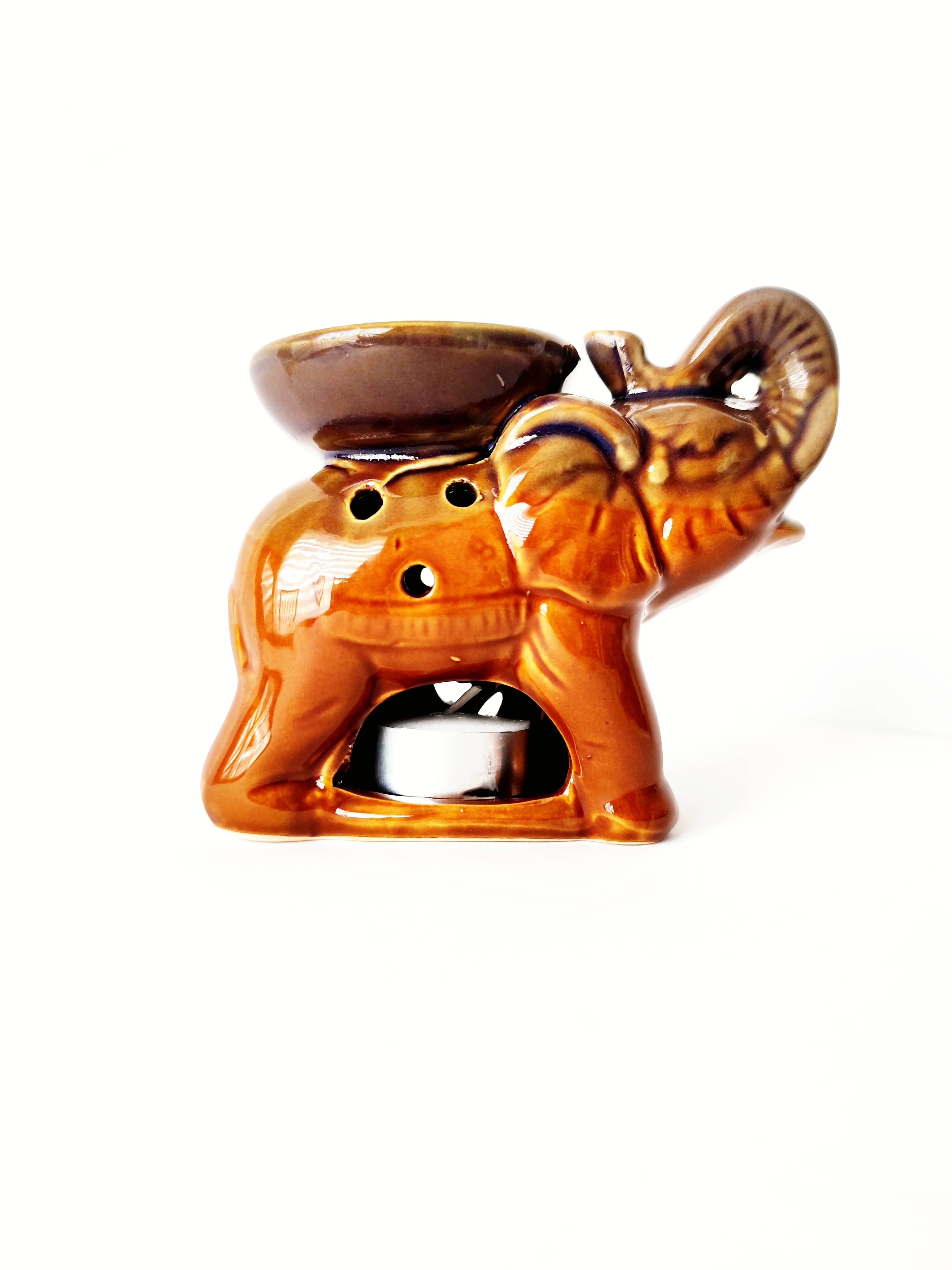 Difusor de Cerámica Elefante – Aromaterapia a vela