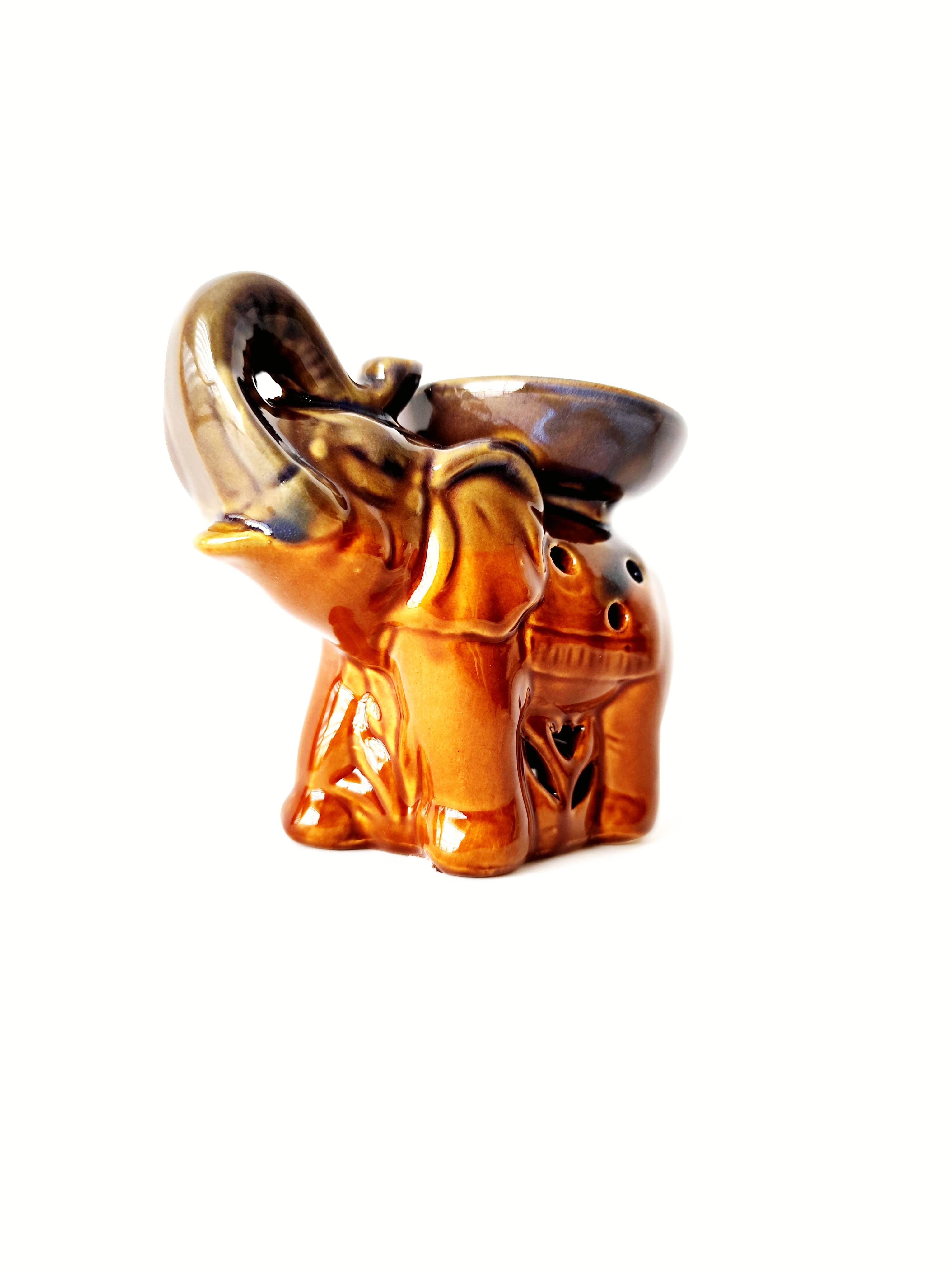 Difusor de Cerámica Elefante – Aromaterapia a vela