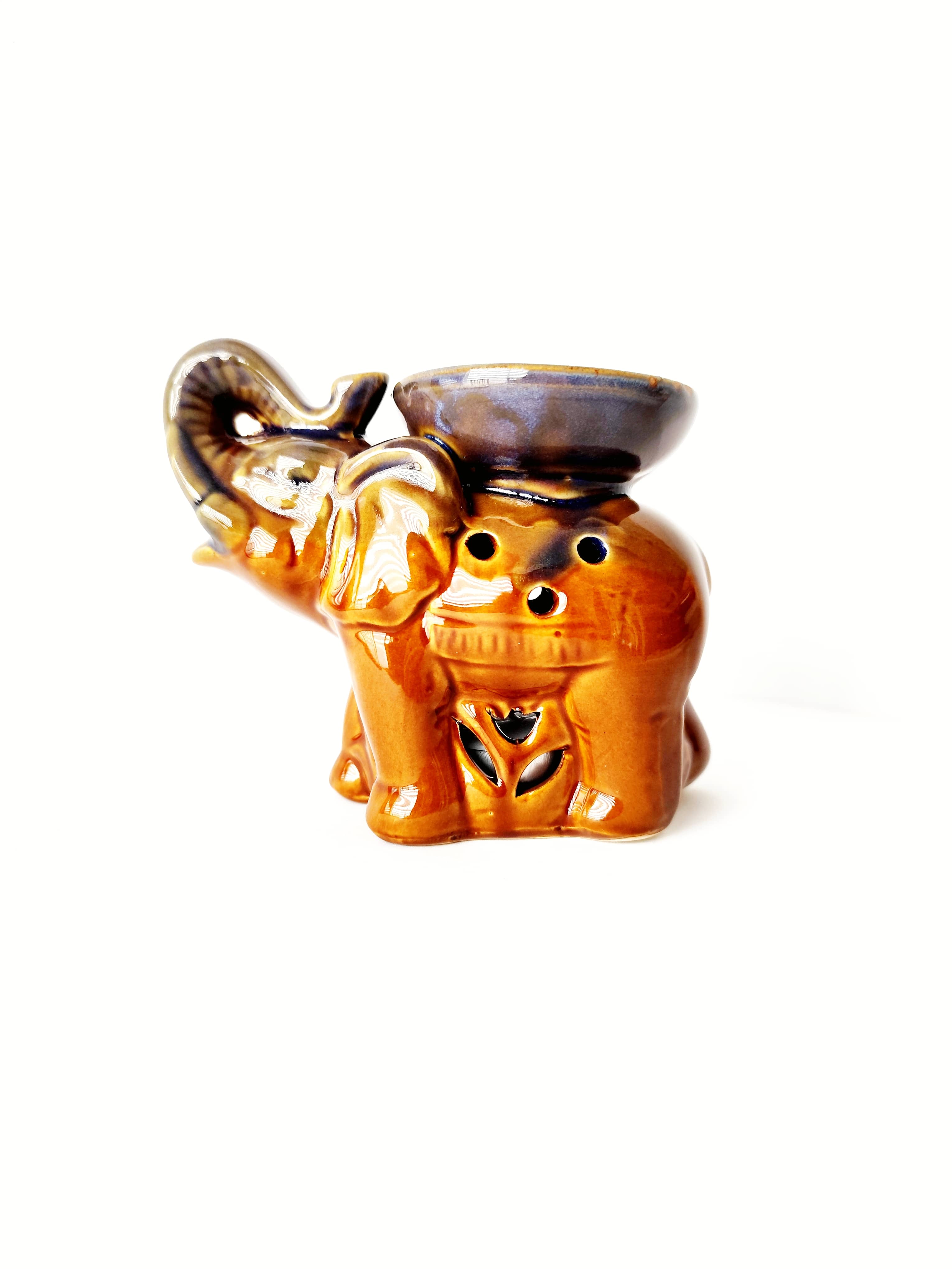 Difusor de Cerámica Elefante – Aromaterapia a vela