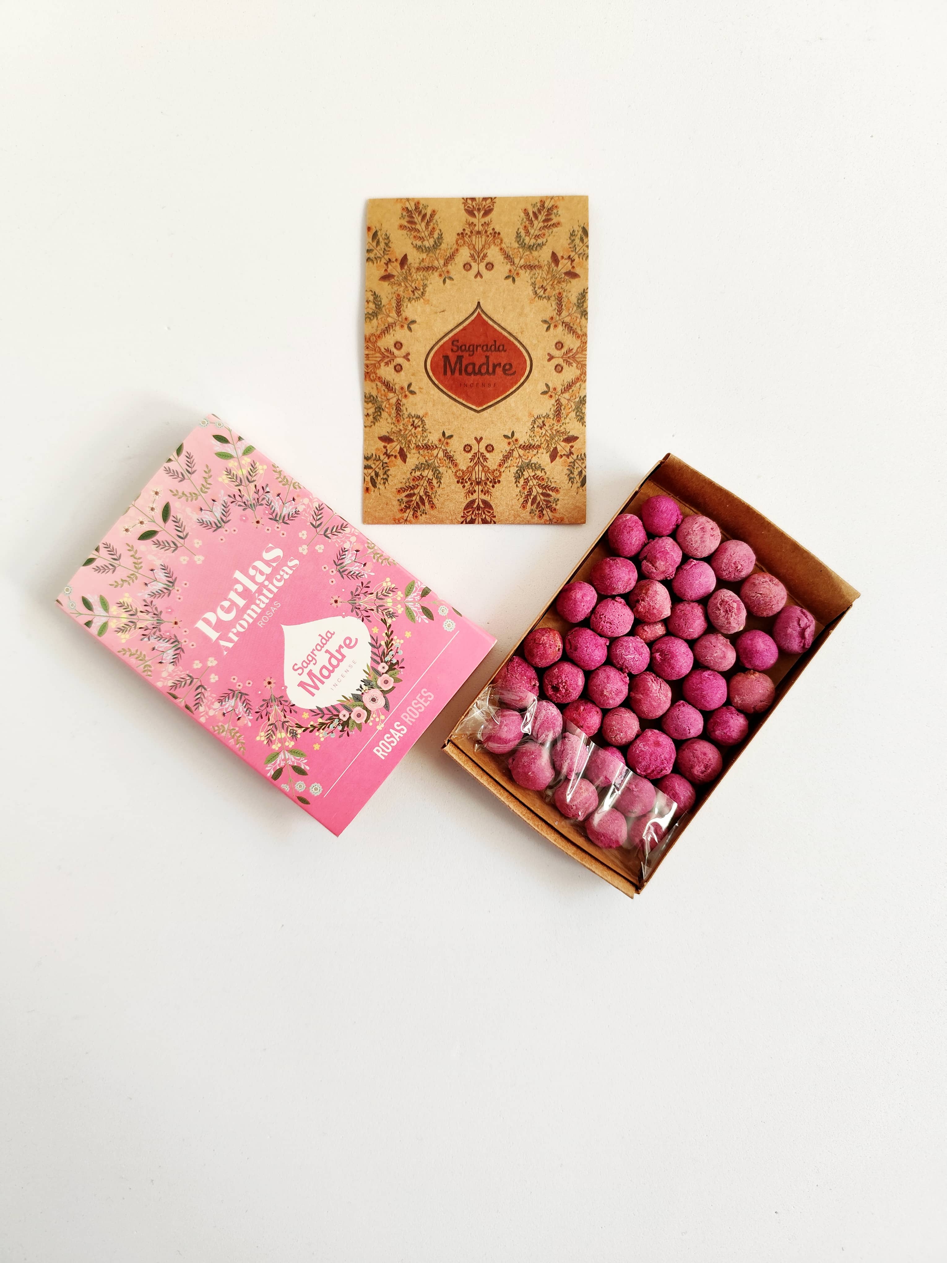 Perlas Aromáticas Rosas - Sagrada Madre