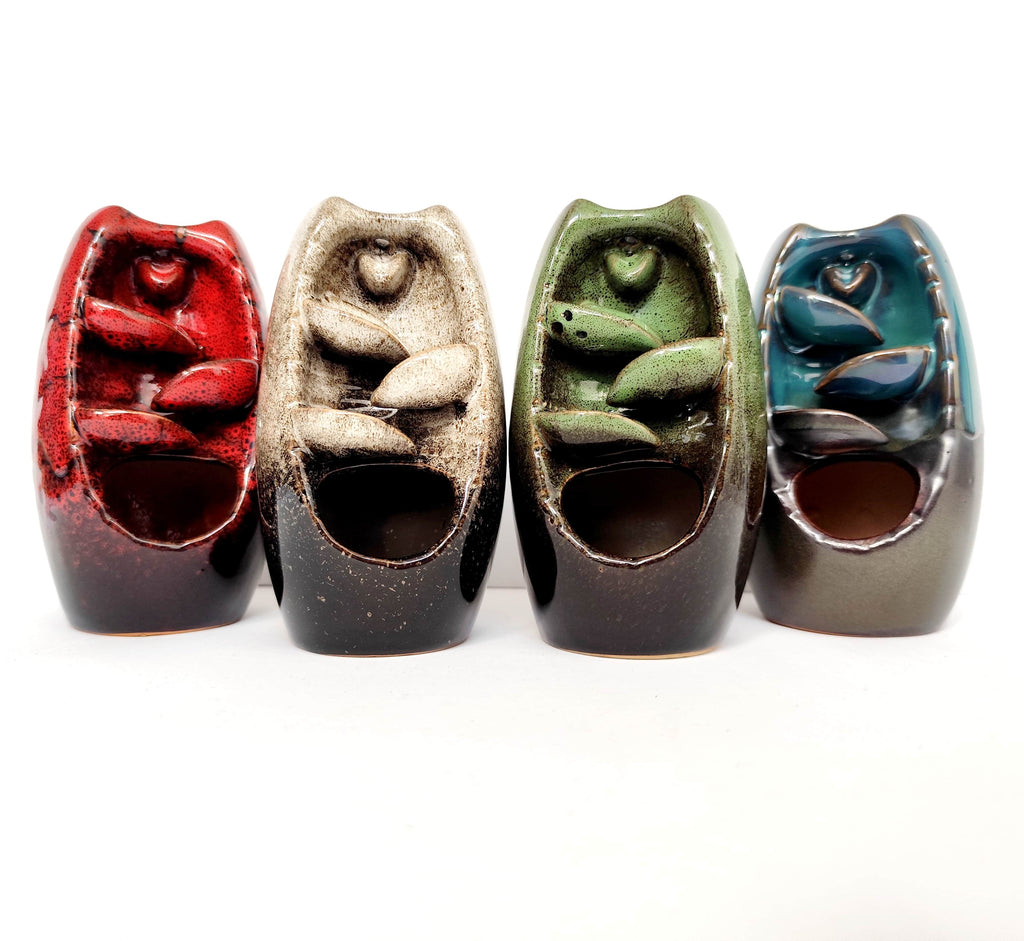 Cascada de Humo de Cerámica Mediana  - 13 cm