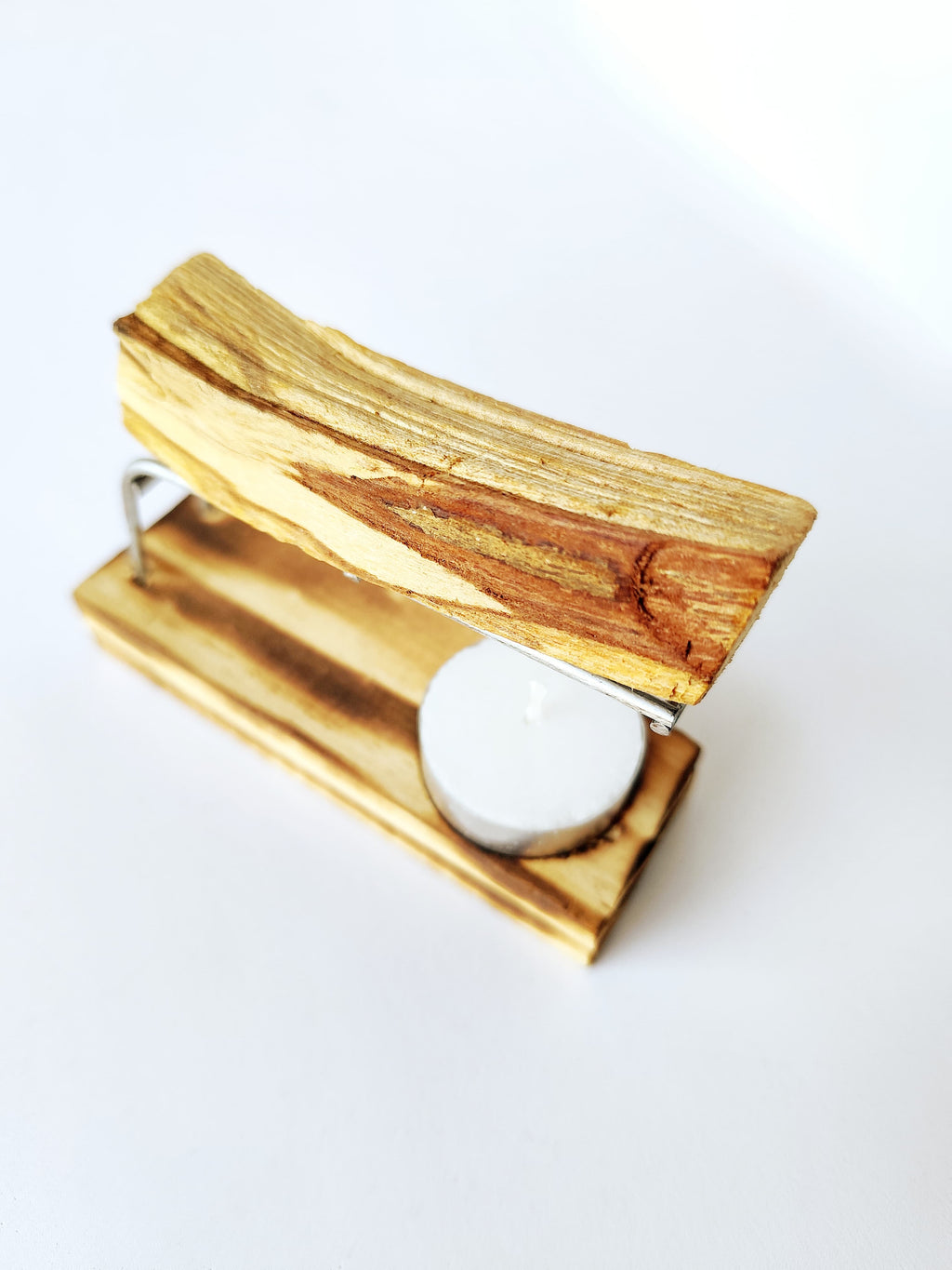 Pack Ritual de Sahumado: Quemador + Palo Santo + Vela – Buenkarma.cl