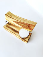 Pack Ritual de Sahumado: Quemador + Palo Santo + Vela – Buenkarma.cl