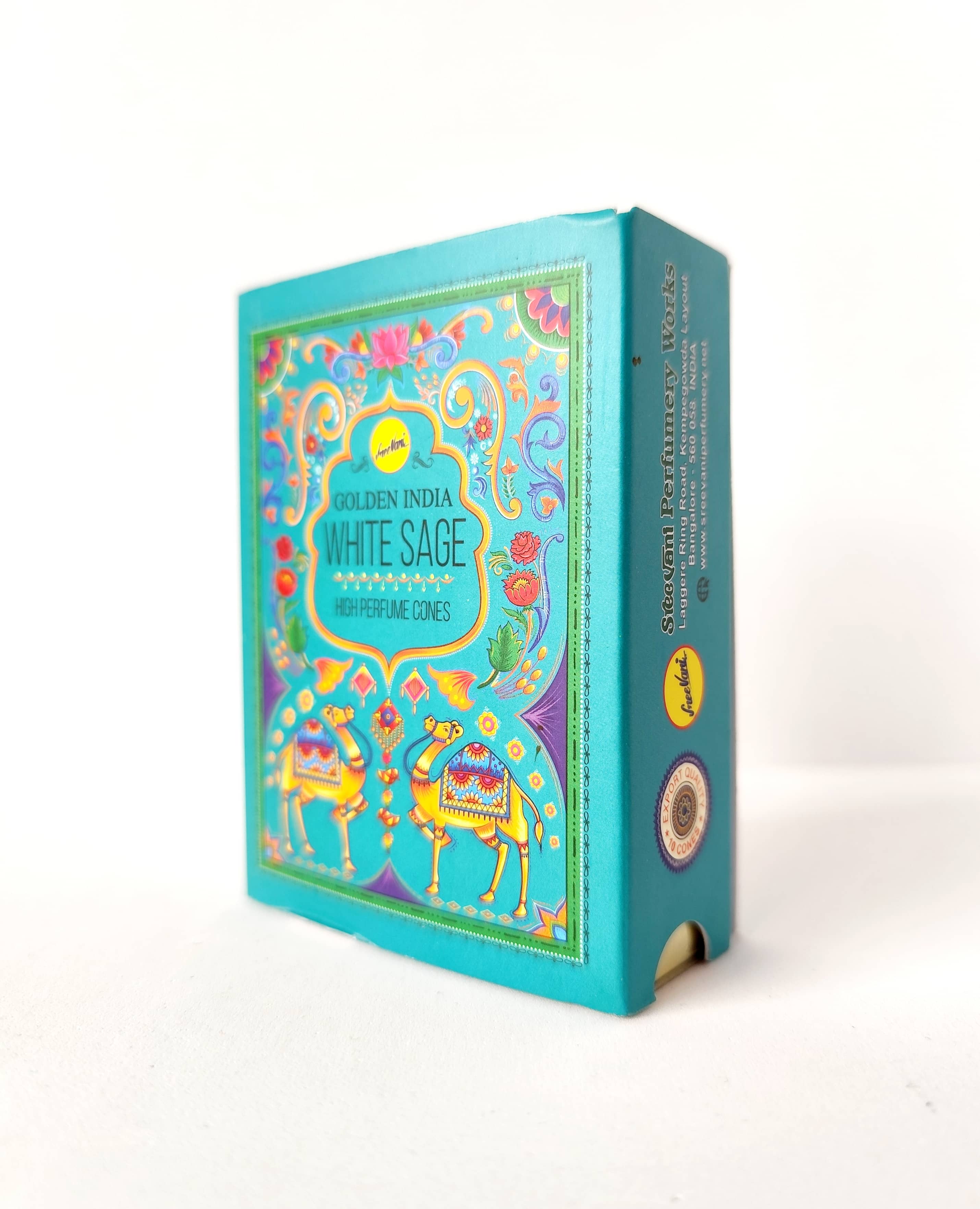 Conos de Reflujo Salvia Blanca – Sree Vani