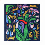 Pañoleta Leopardo 70x70 - Buenkarma.cl