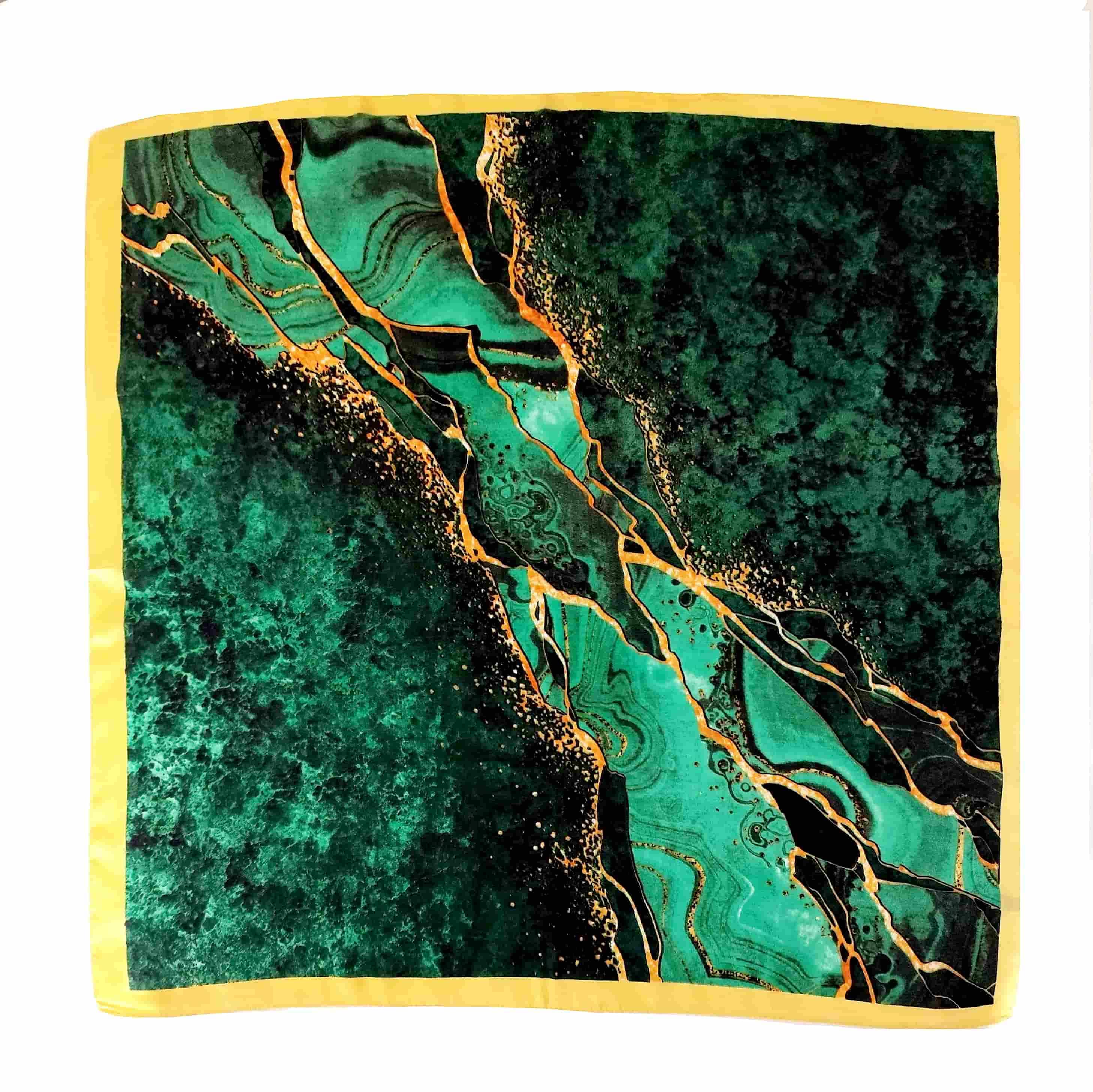 Pañoleta Mármol 70x70 - Buenkarma.cl