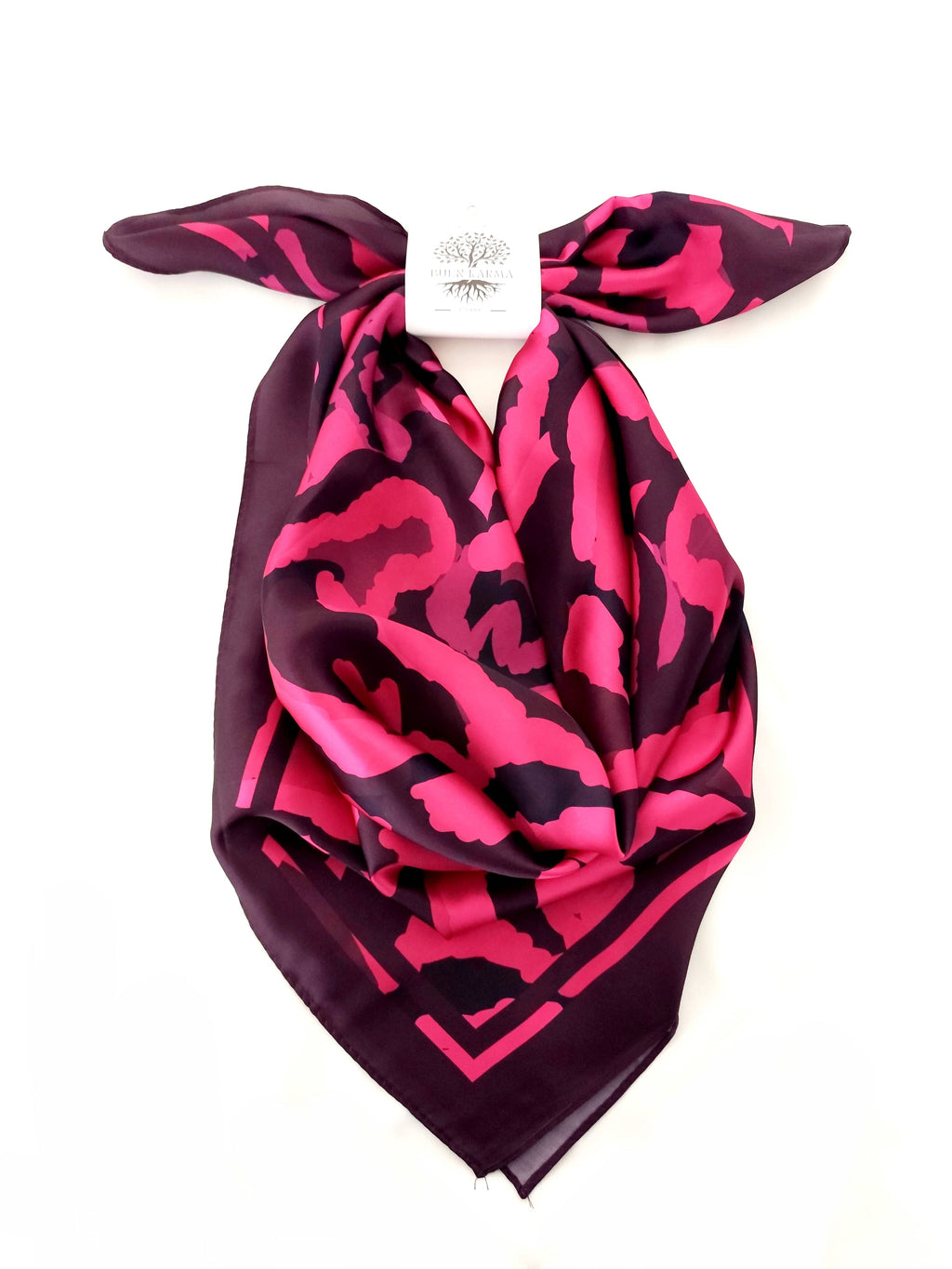 Pañoleta de Rosas 70x70 - Buenkarma.cl