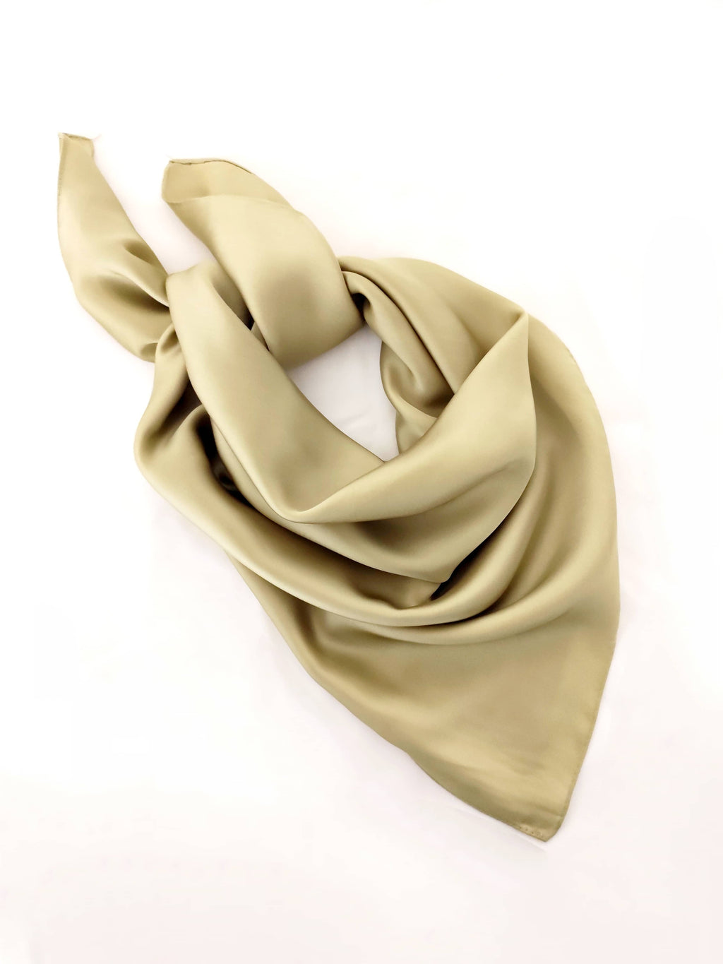 Pañoleta Verde Oliva 70x70 - Buenkarma.cl